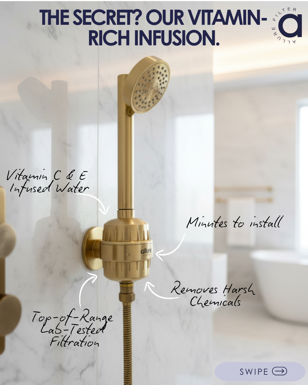 Allure Filter Facebook ad: Ditch the endless products and get to the…