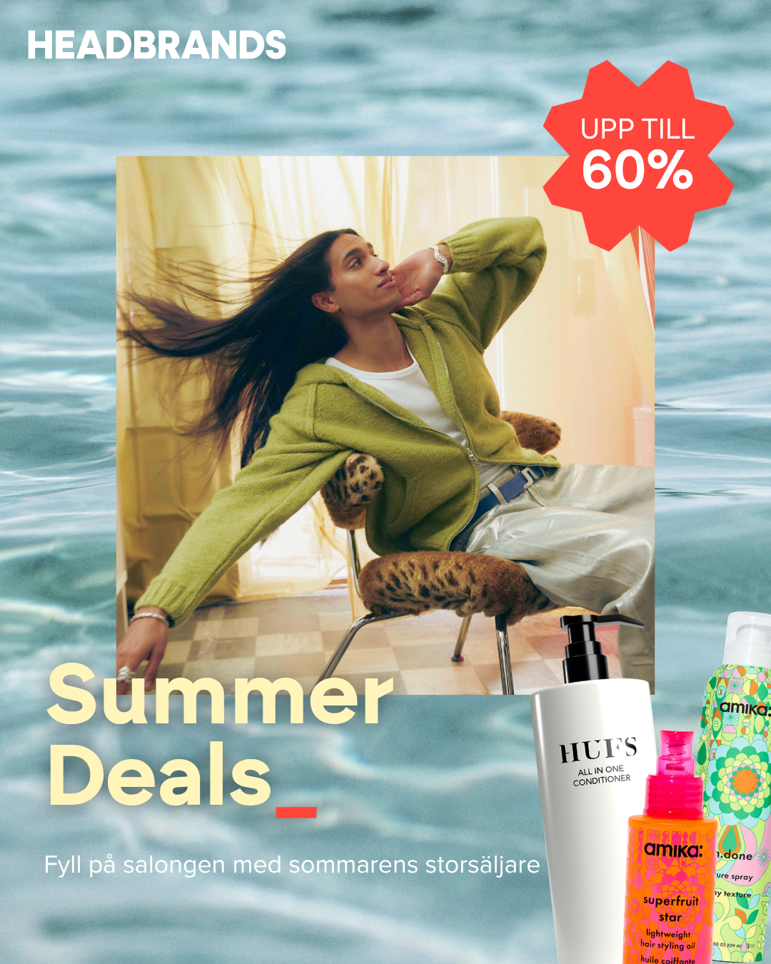 HeadBrands Facebook ad: Upp till 60% rabatt