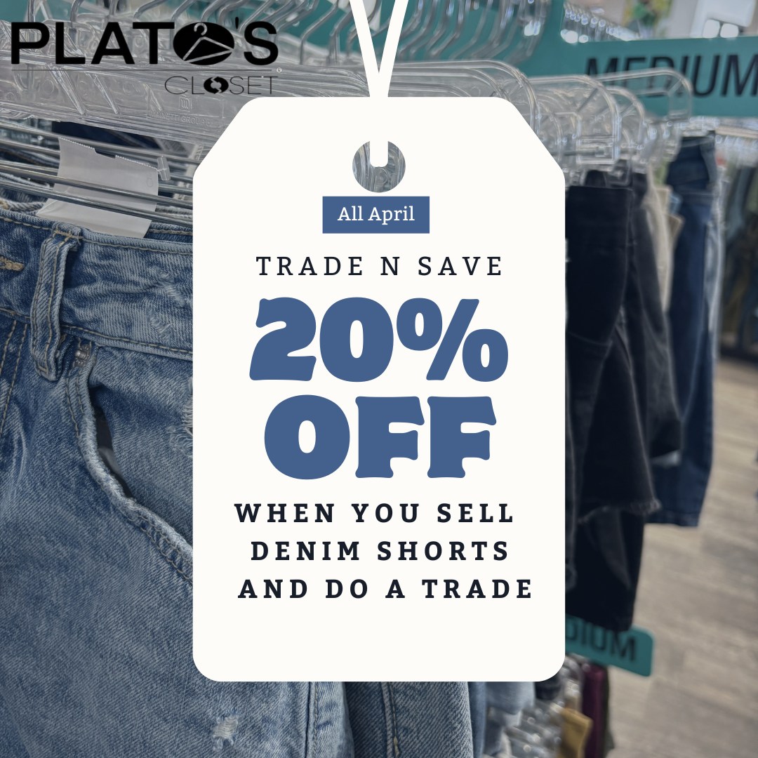 Plato's Closet - Grande Prairie, AB Facebook ad: This month, when you sell your gently used…