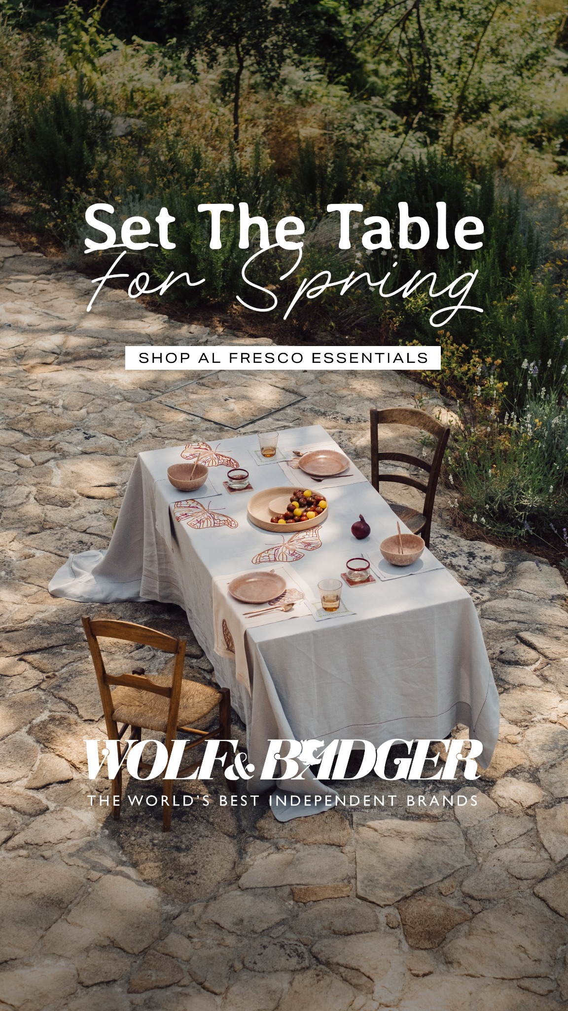 Wolf & Badger Facebook ad