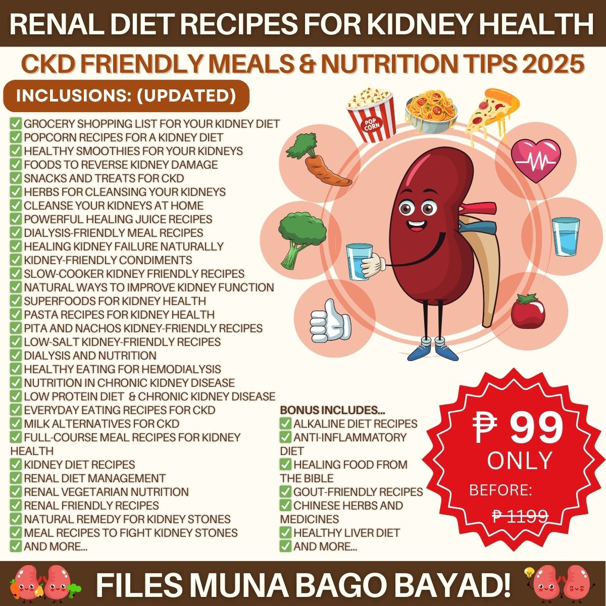 CKD Meal Guide Facebook ad: Struggling to plan meals that are safe for…
