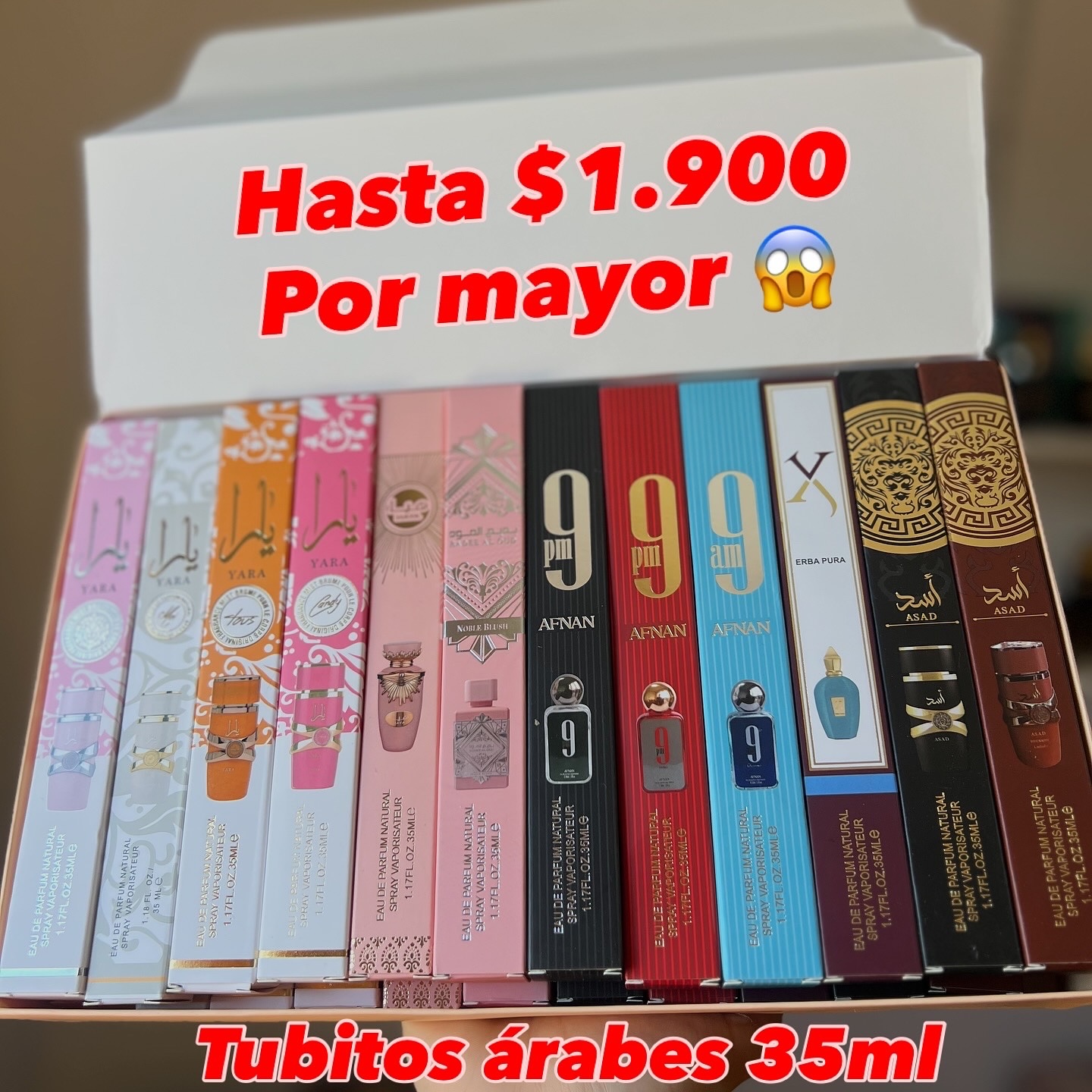 mayoristaperfumeslaplata Facebook ad: TUBITOS ÁRABES HASTA 1900 DESDE 4000 SEGÚN LA…