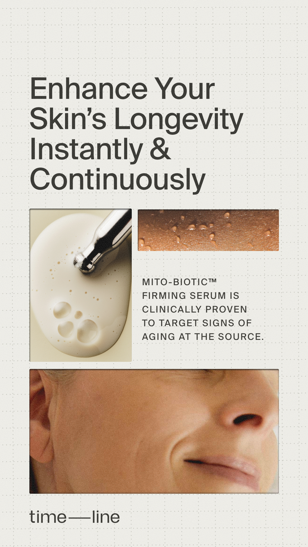 Timeline Longevity Facebook ad