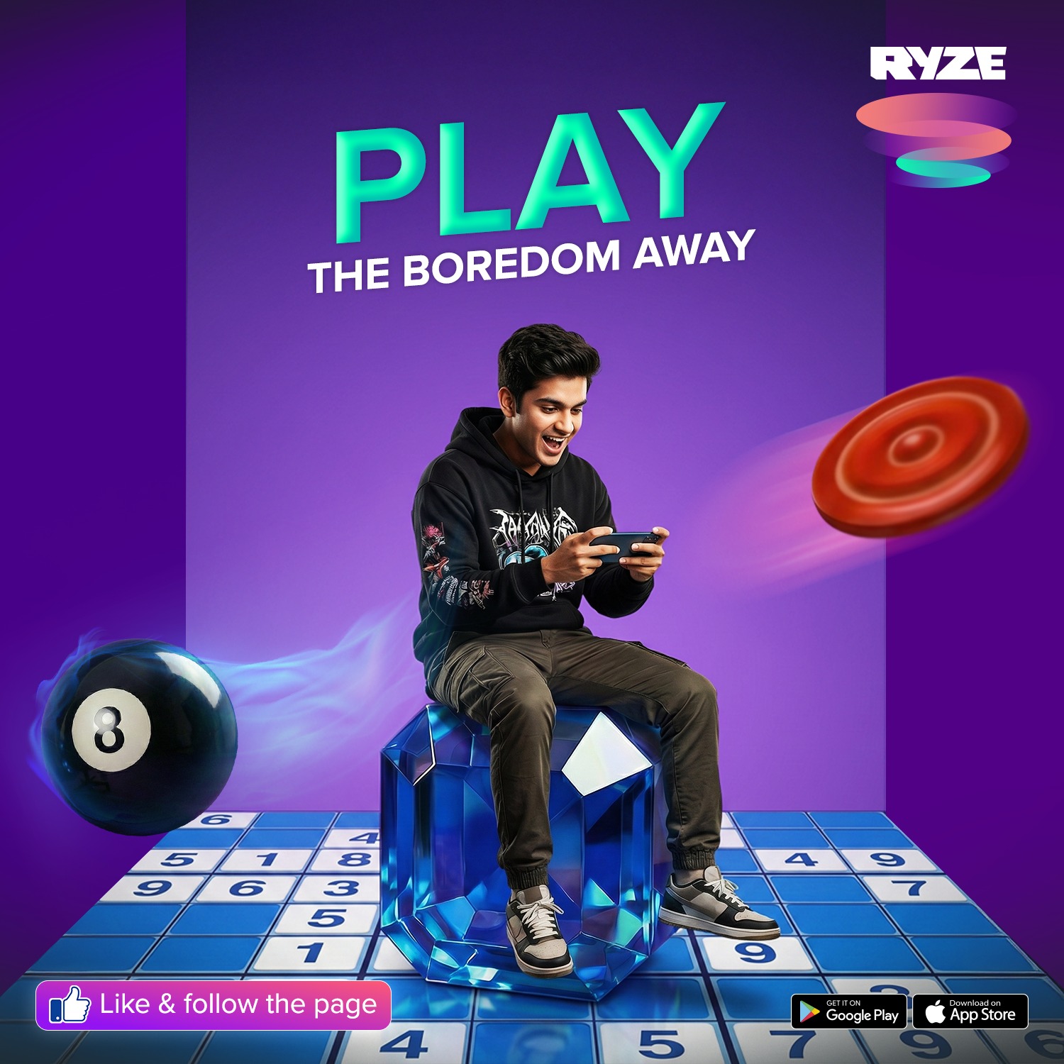 RYZE Live Facebook ad