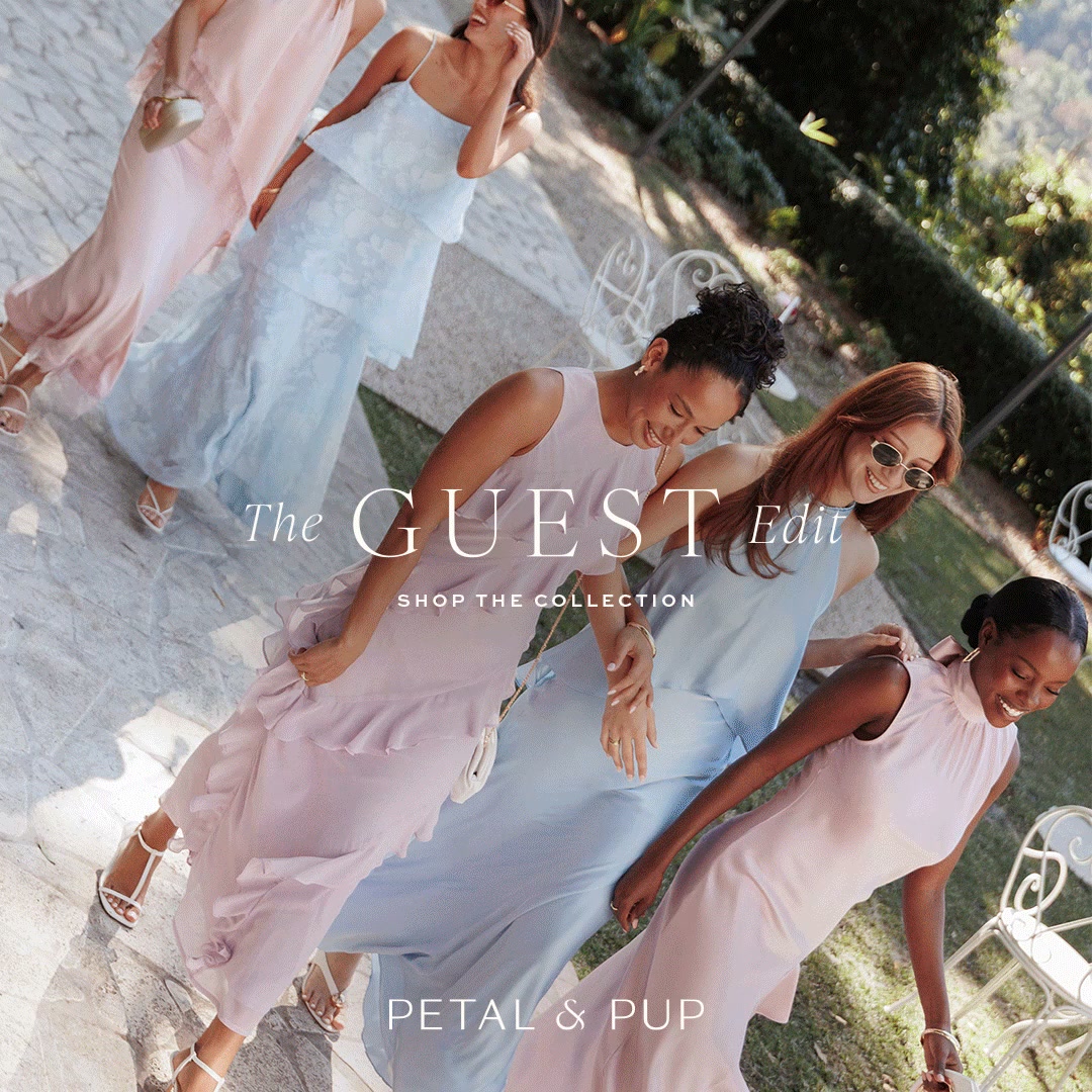 Petal & Pup Facebook ad: THE GUEST EDIT HAS ARRIVED