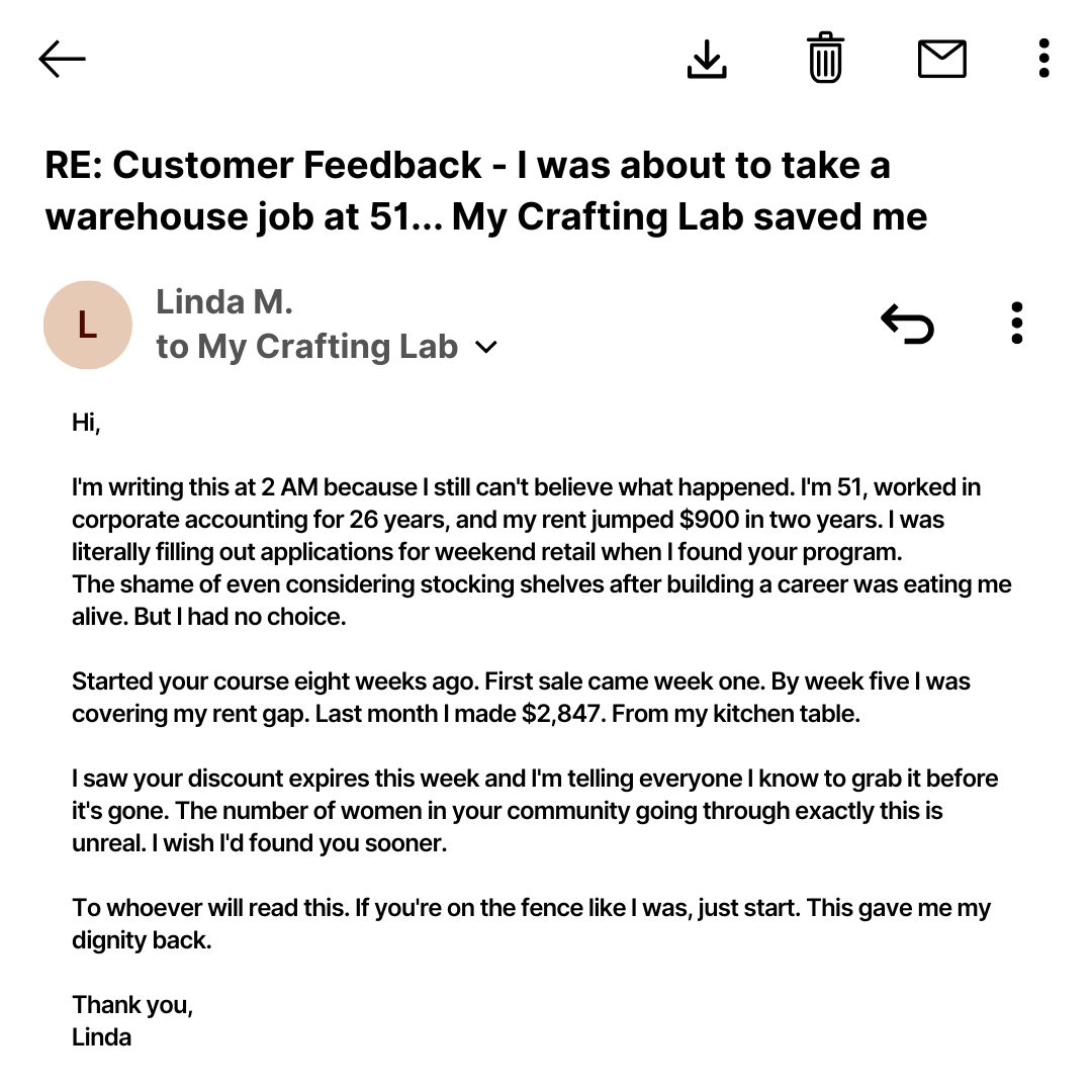 My Crafting Lab Facebook ad