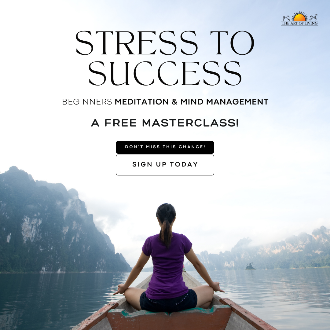 The Art of Living Facebook ad