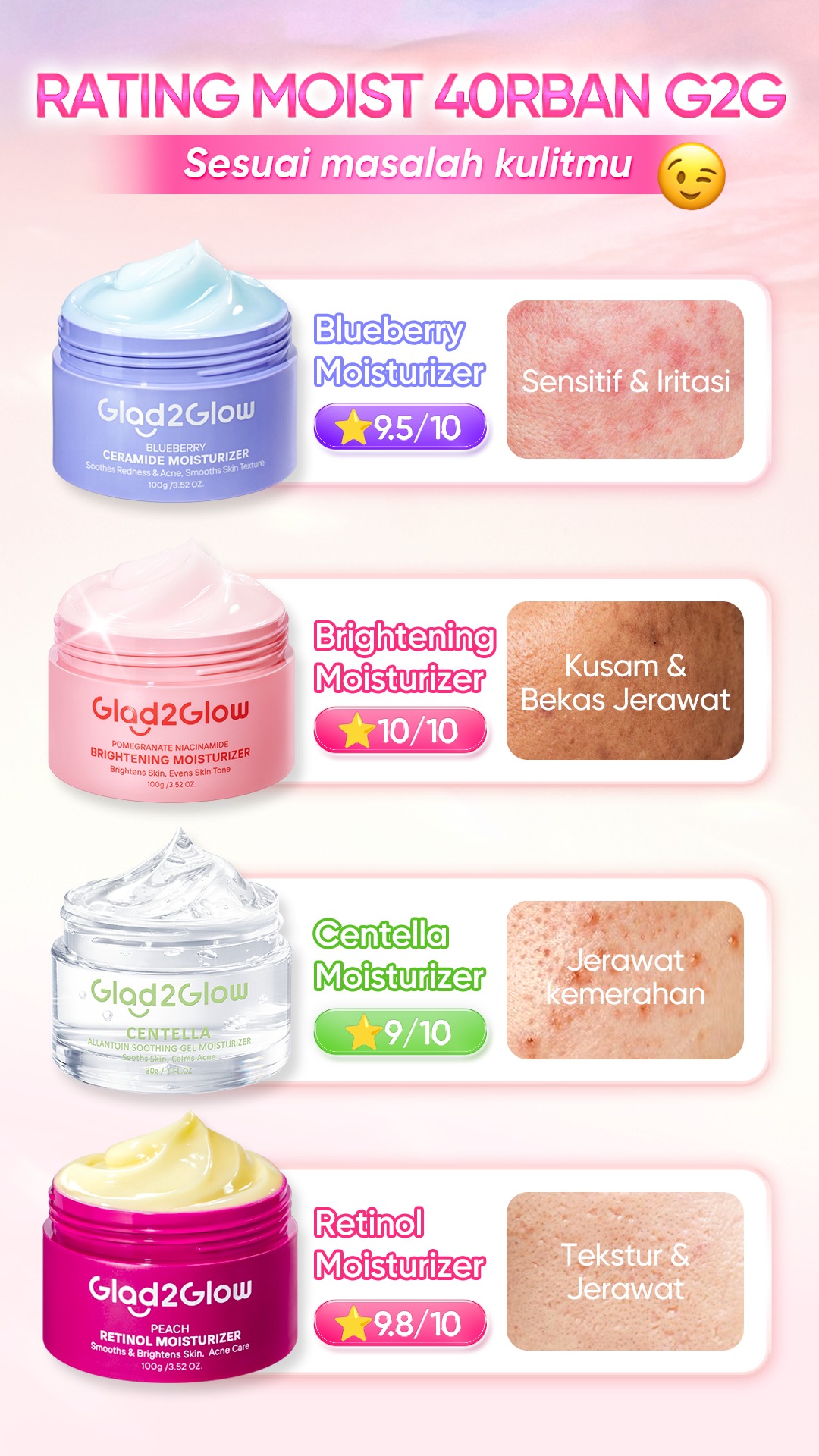 Glad2Glow-indo. Facebook ad