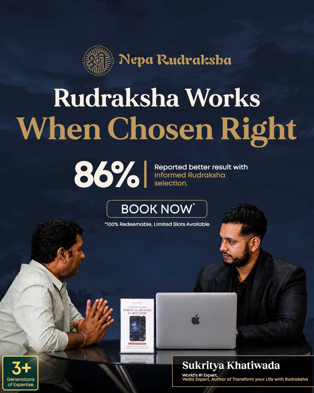 Nepa Rudraksha Facebook ad from May 22, 2026