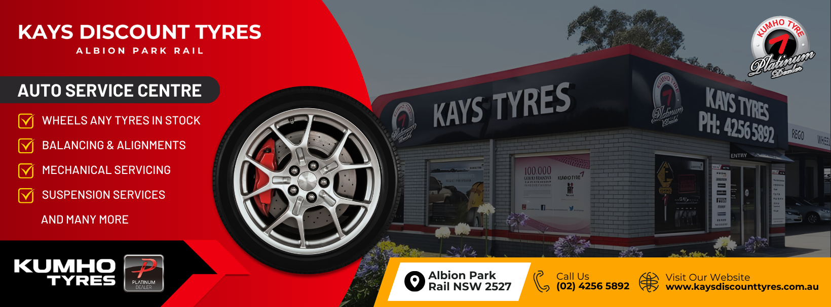 Kays Discount Tyres Facebook ad: Get the Best Deals on Tyres in Albion…