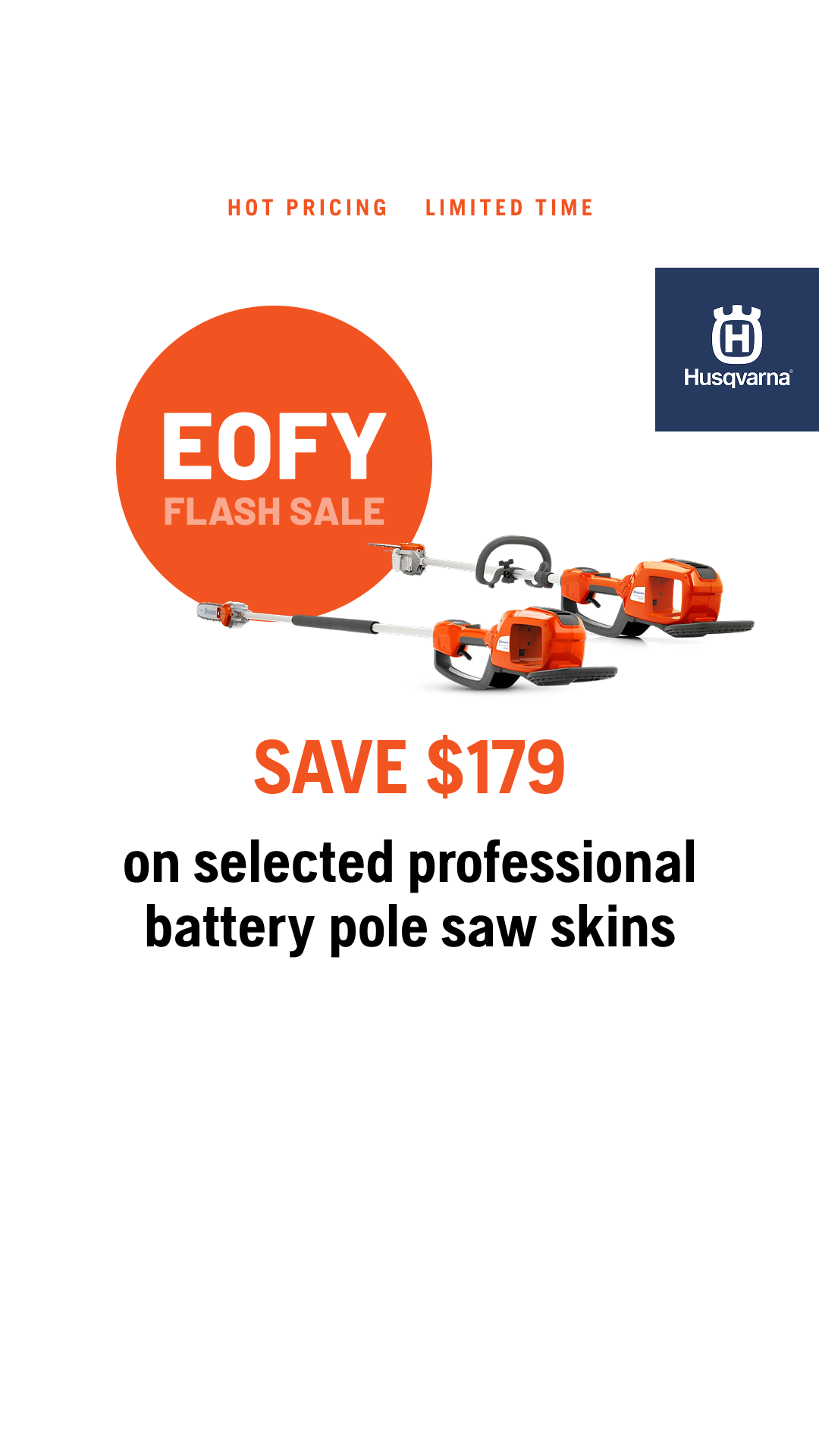 Husqvarna Facebook ad