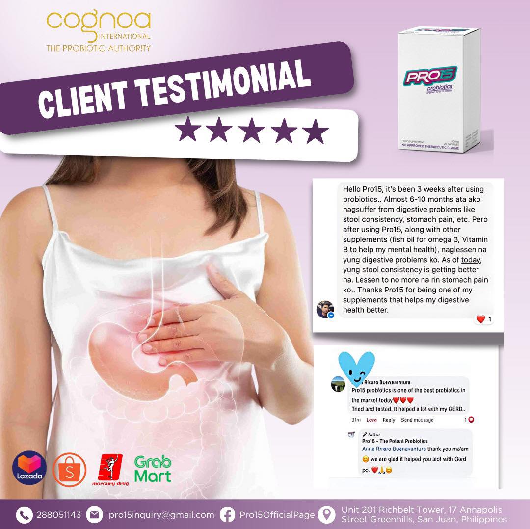 Pro15 - The Potent Probiotics Facebook ad: Real results by Real People!