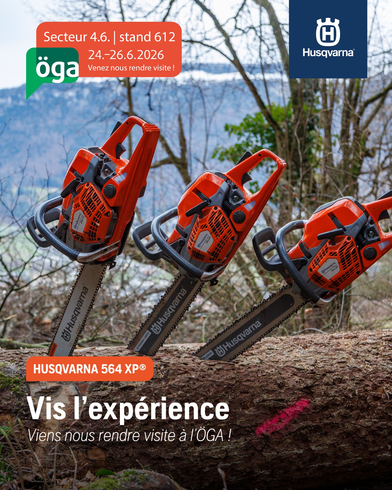 Husqvarna Facebook ad: Vis la sensation