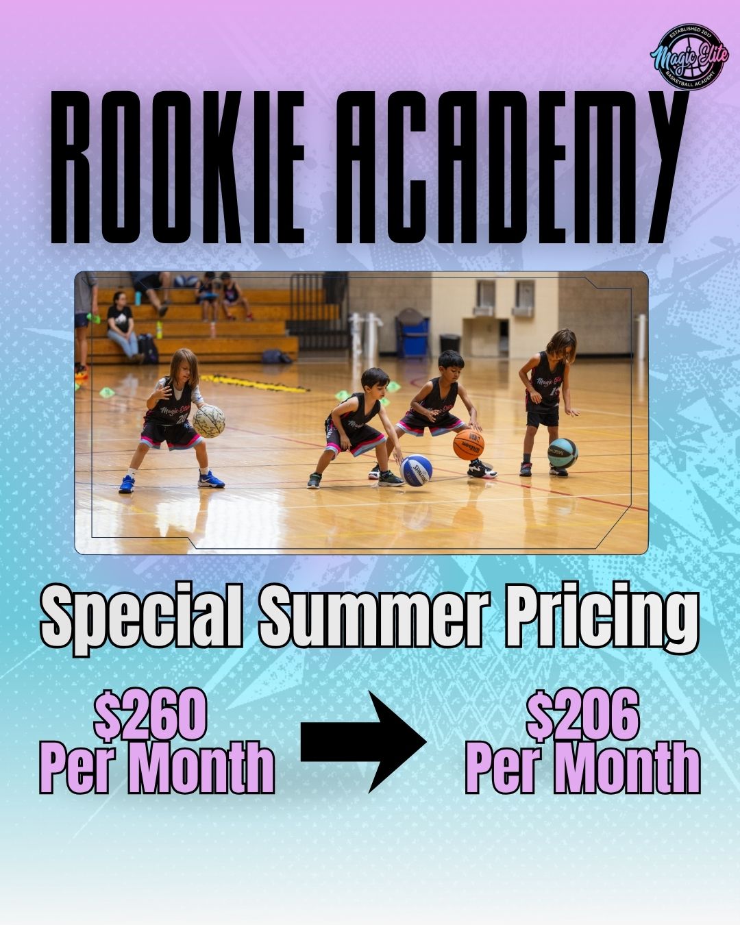 Magic Elite Basketball Facebook ad: Limited Spots: Register Now
