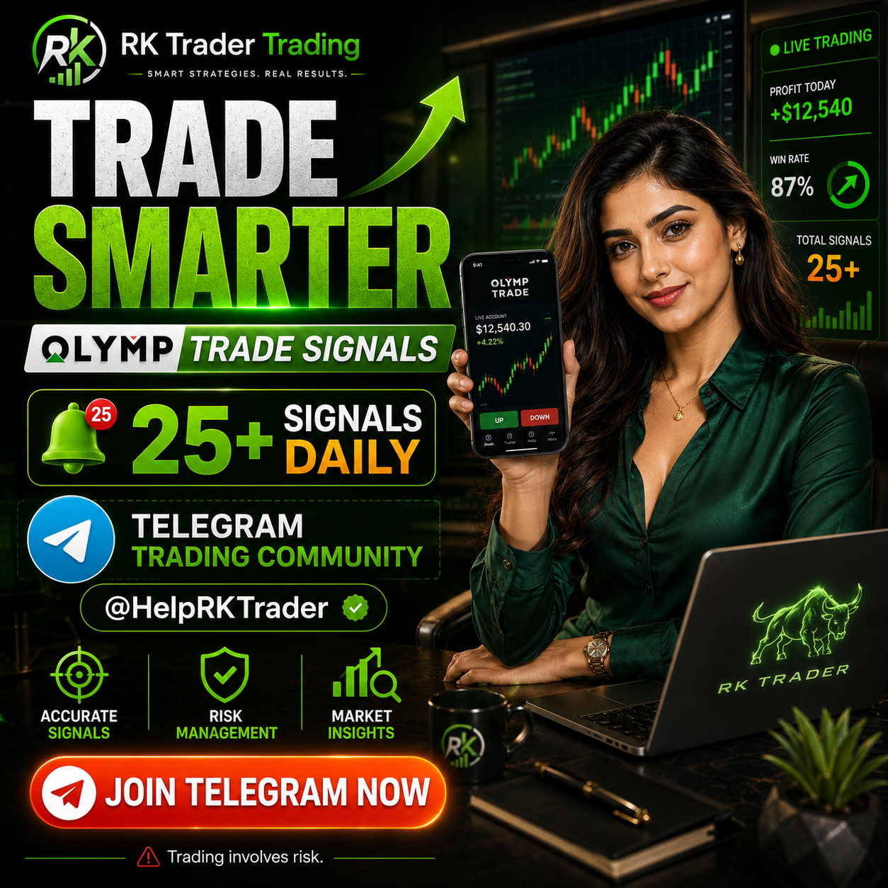 RK Trader Signals Facebook ad: Ready to trade with better discipline?