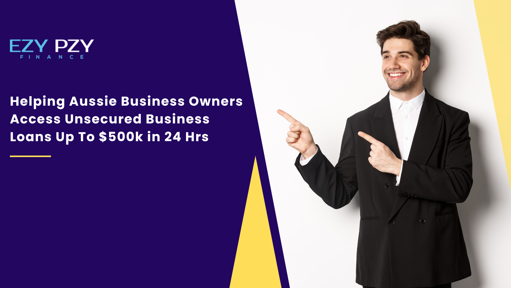 Ezy Pzy Business Funding Facebook ad