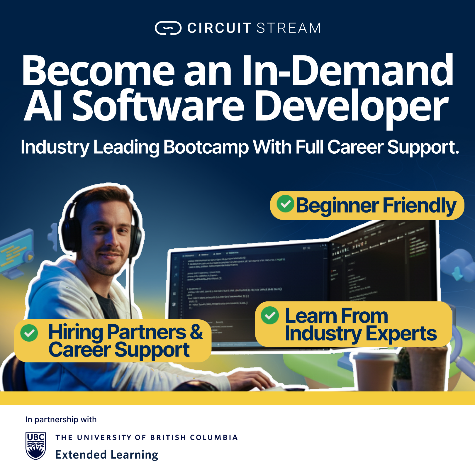 UBC Extended Learning Facebook ad