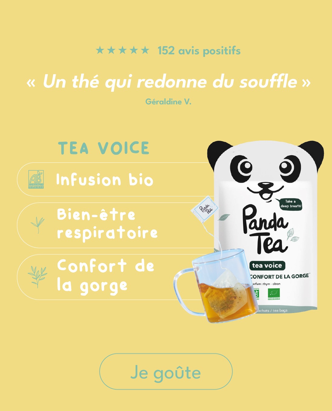 Panda Tea Facebook ad