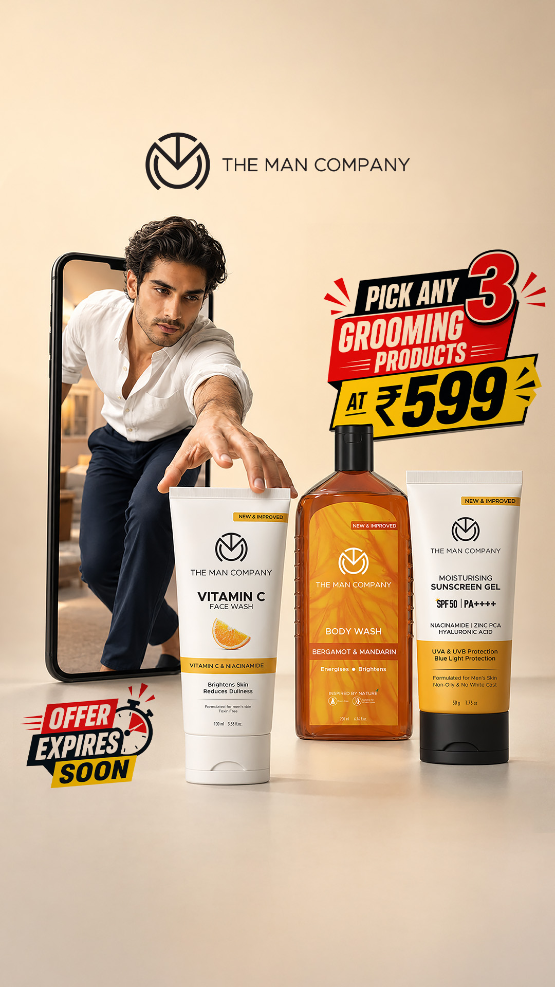 TheManCompany Facebook ad