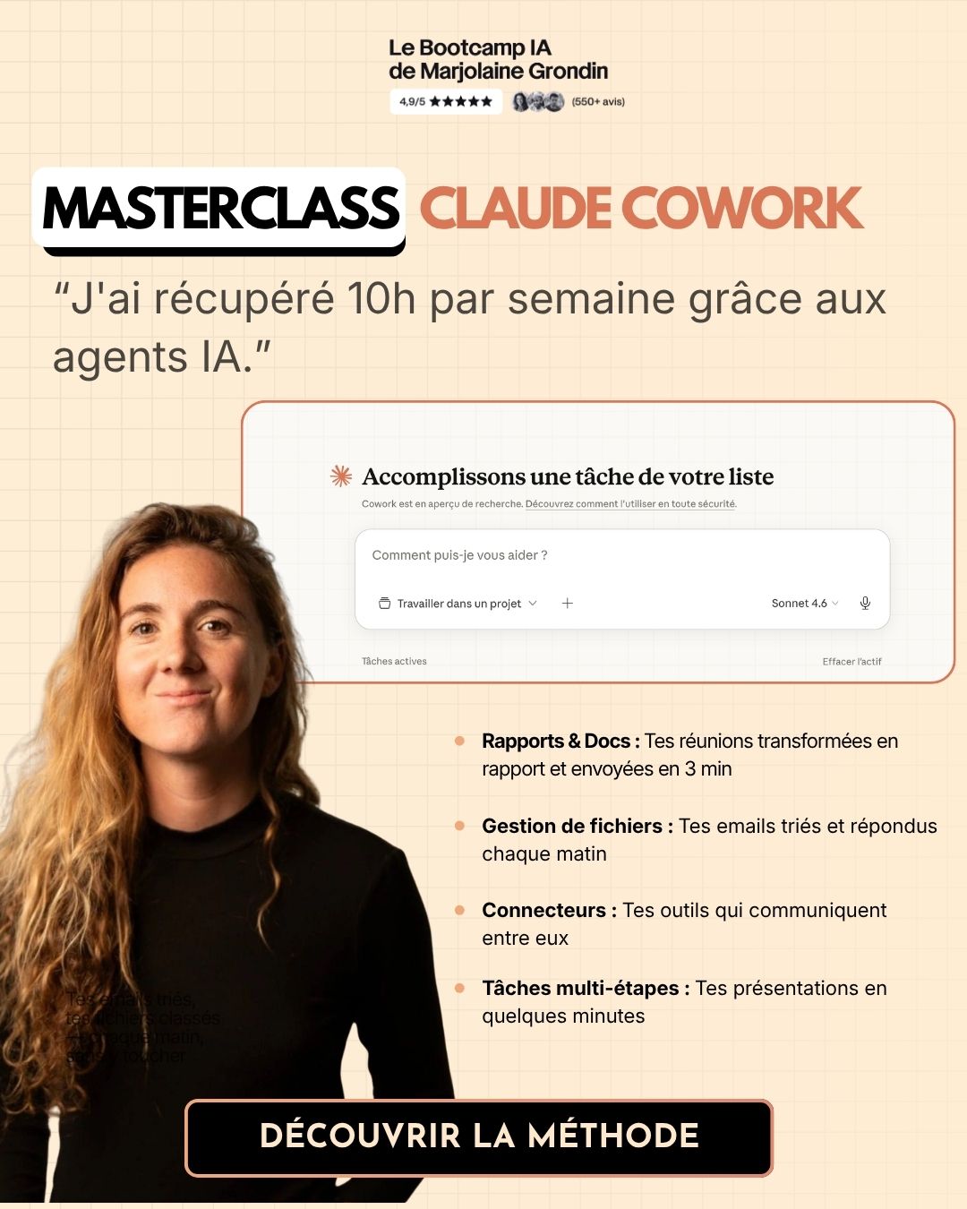 Marjolaine Grondin Facebook ad