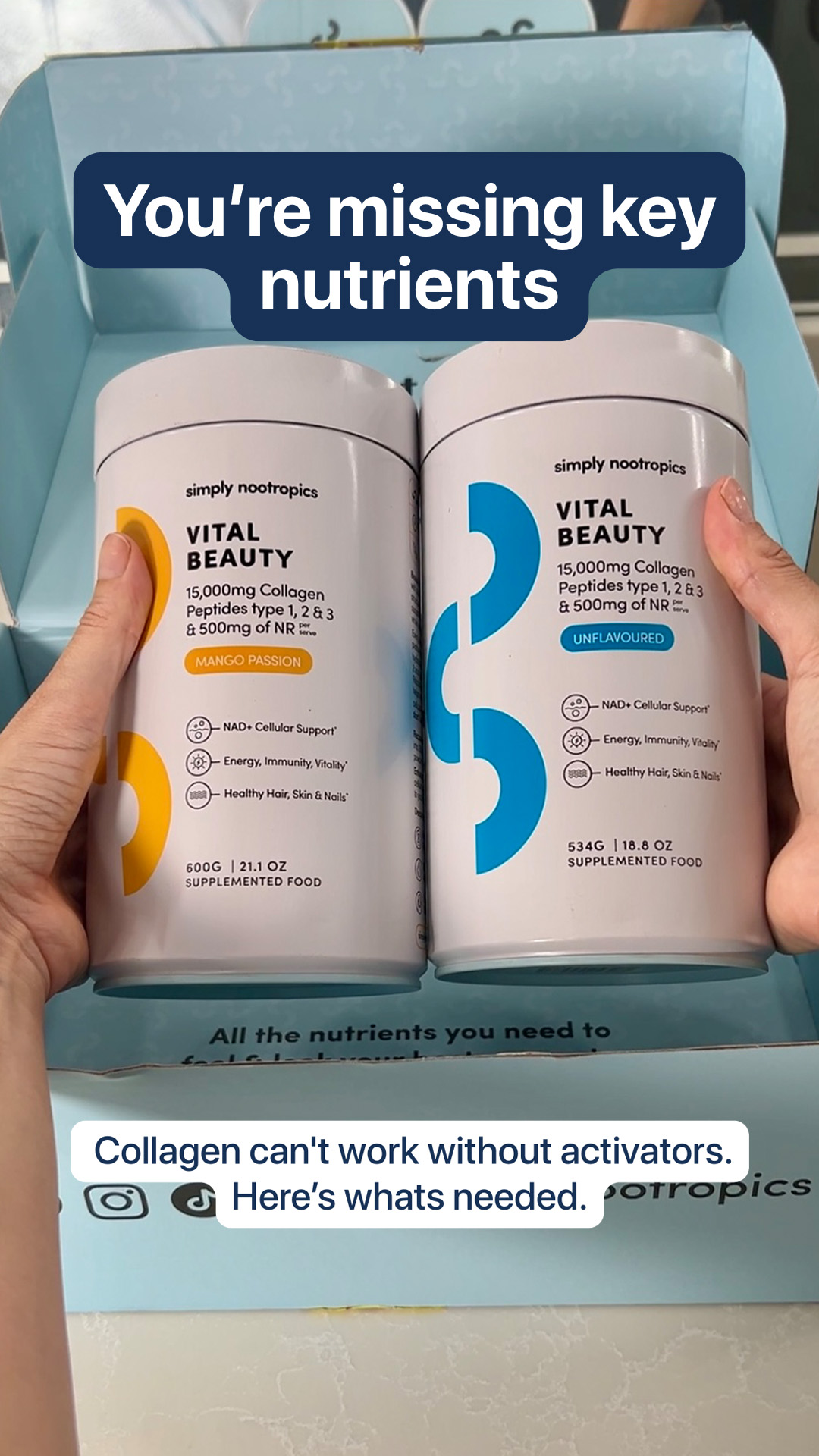 Simply Nootropics Facebook ad
