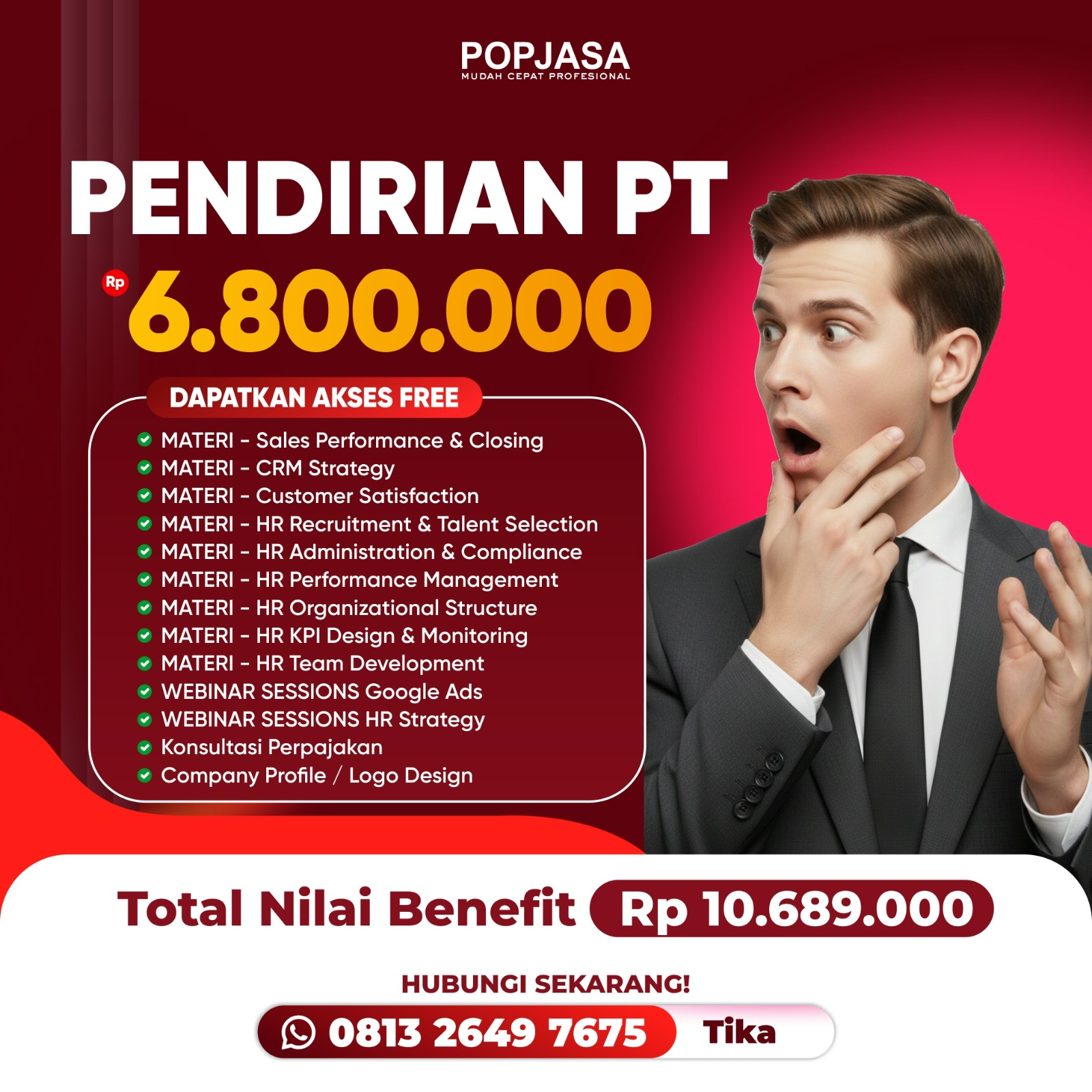 Jasa Perizinan Usaha Popjasa Facebook ad: Konsultasi Gratis Sekarang!