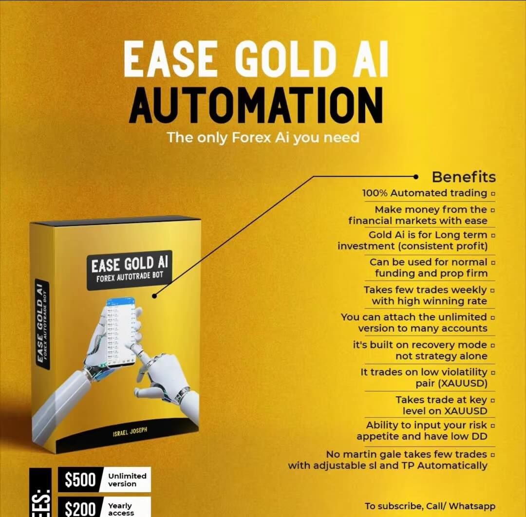 Ease Gold Ai Facebook ad: Automate your trading with Ease Gold Ai