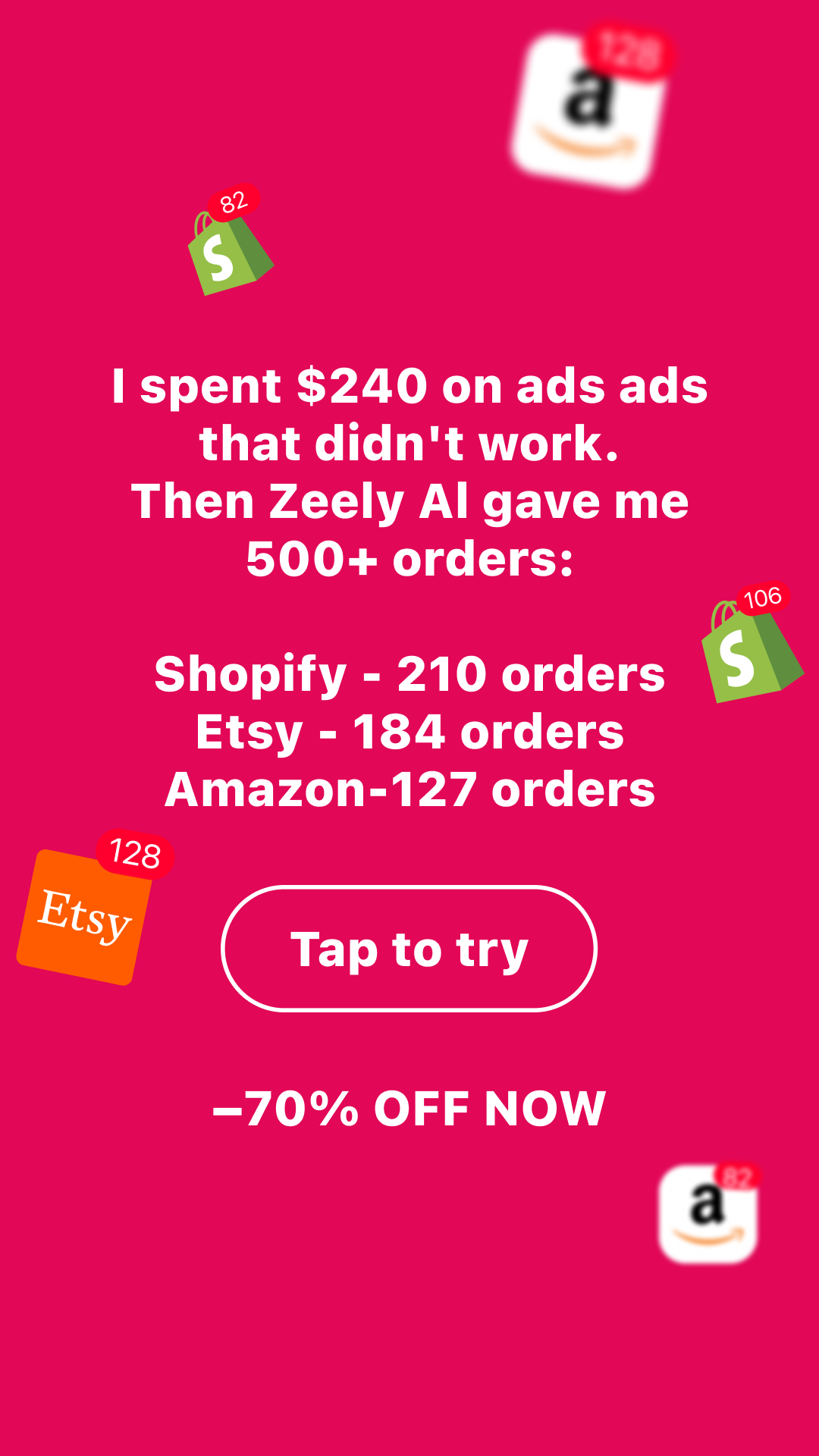 Zeely Facebook ad