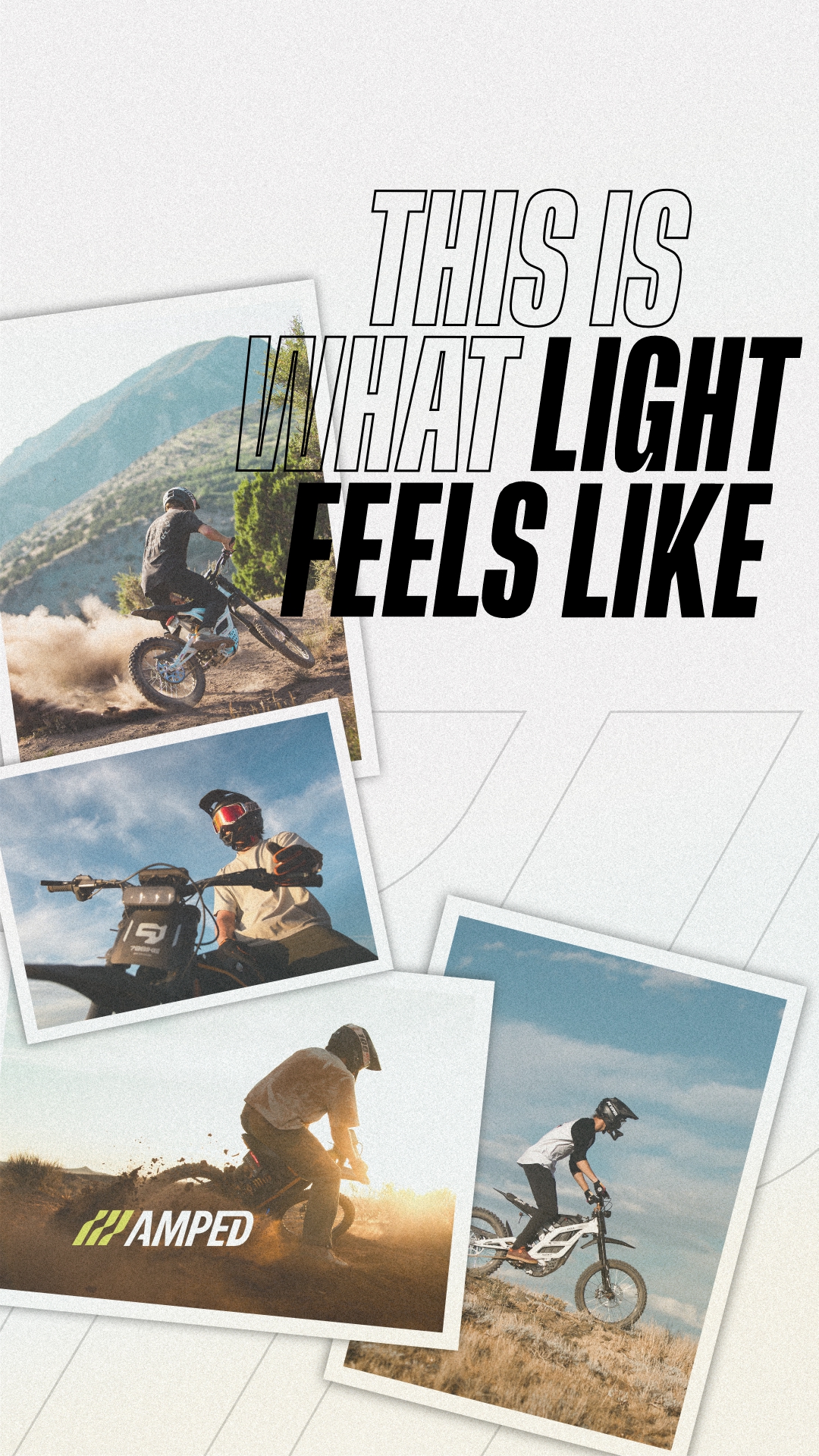 Amped Bikes Facebook ad