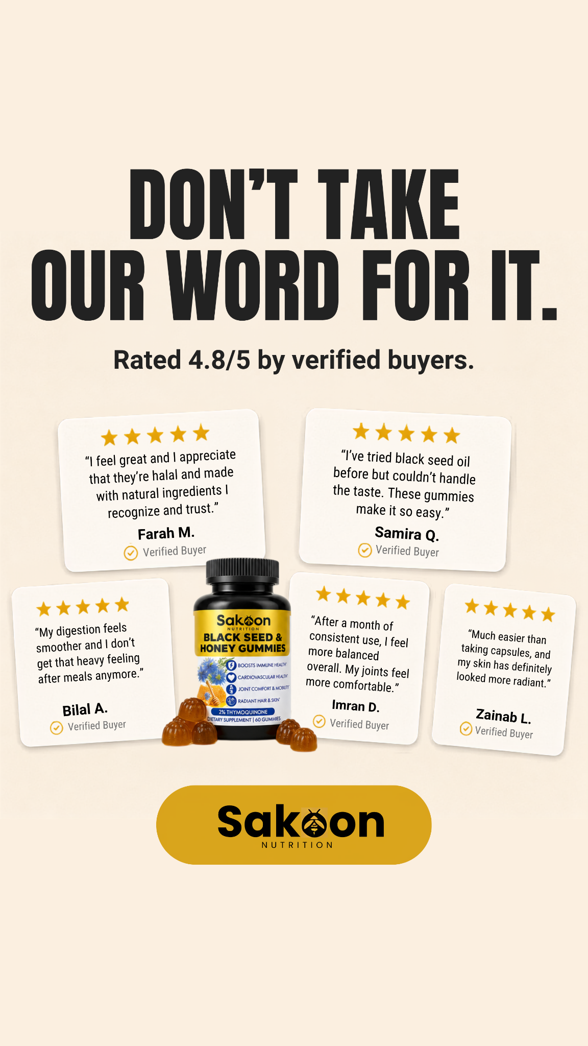 Sakoonnutrition Facebook ad