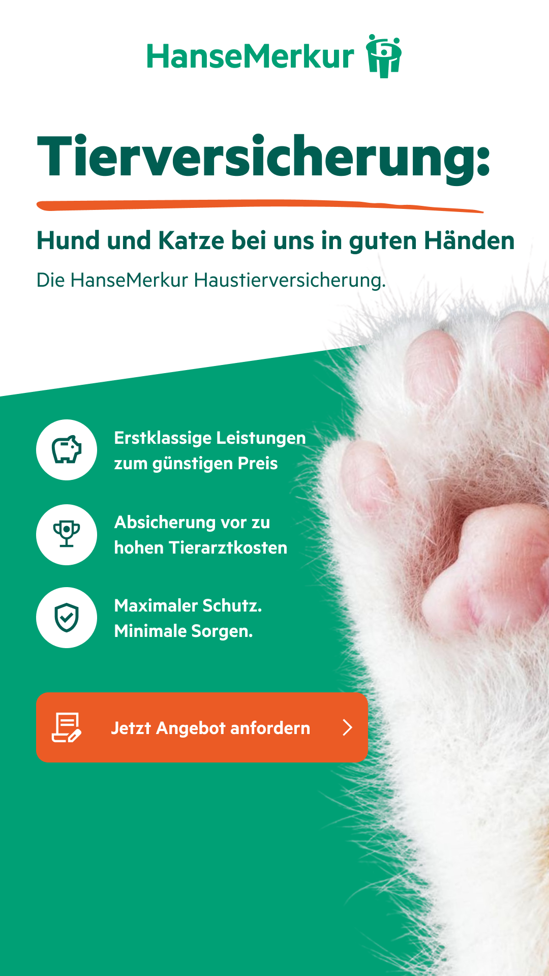 HanseMerkur Facebook ad