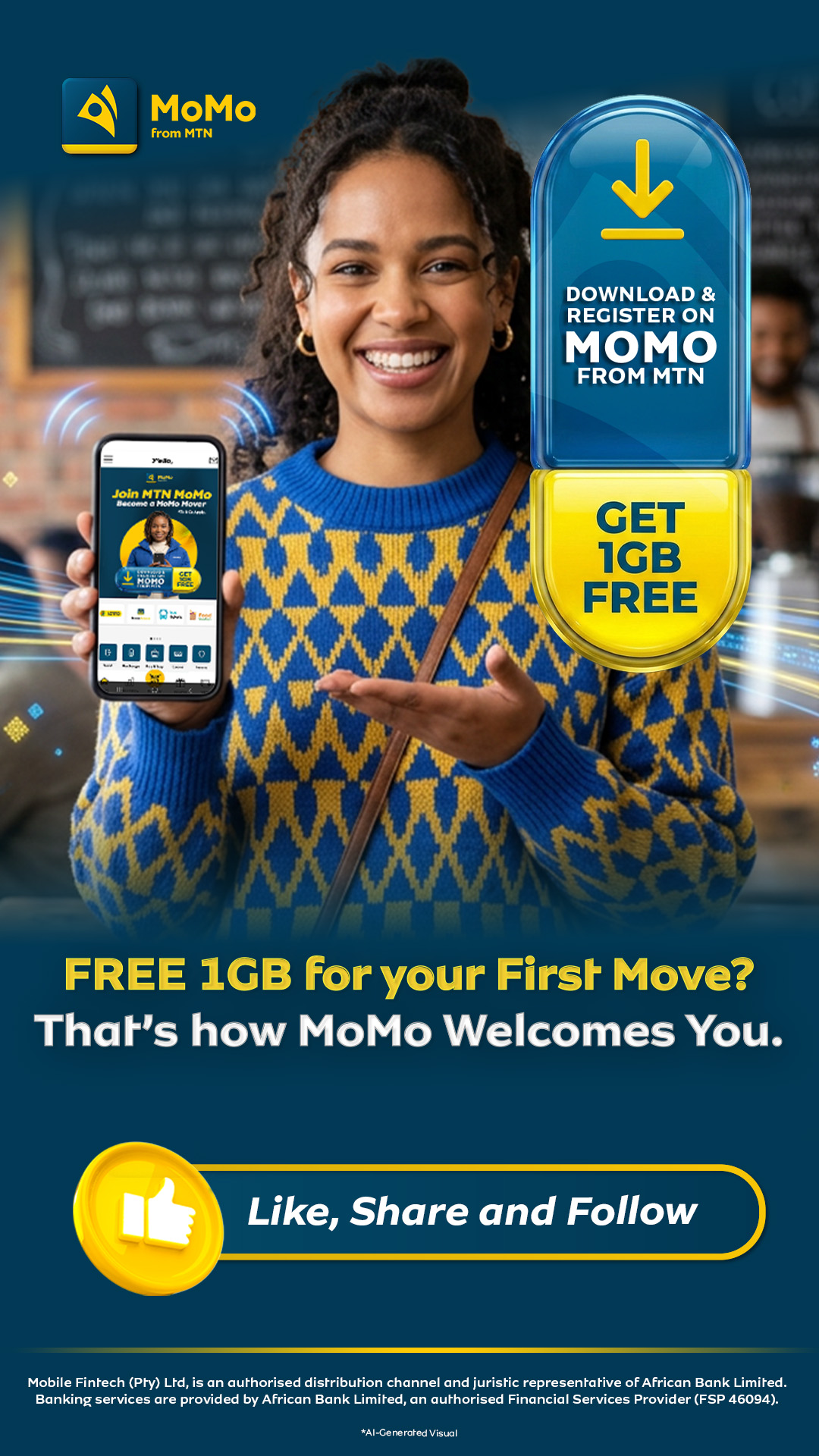 MoMo from MTN ZA Facebook ad