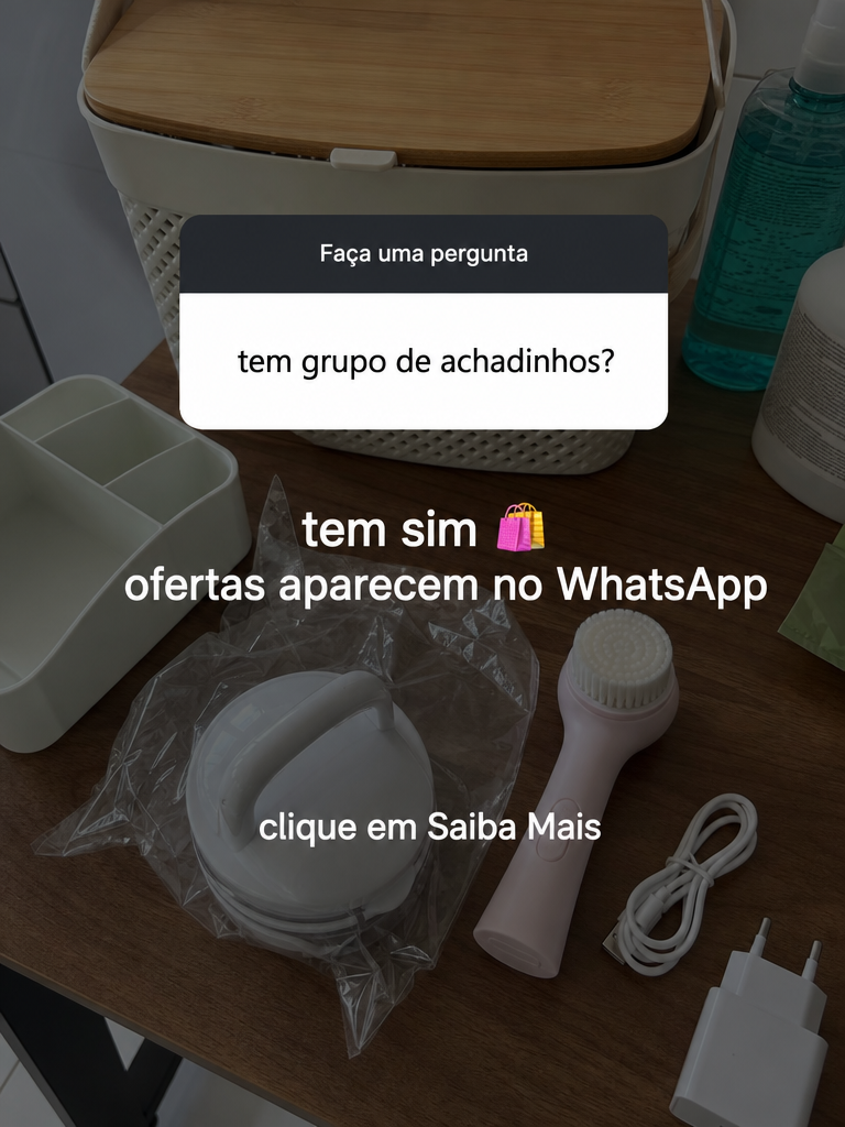 Baratopia Facebook ad: Grupo de achadinhos no WhatsApp