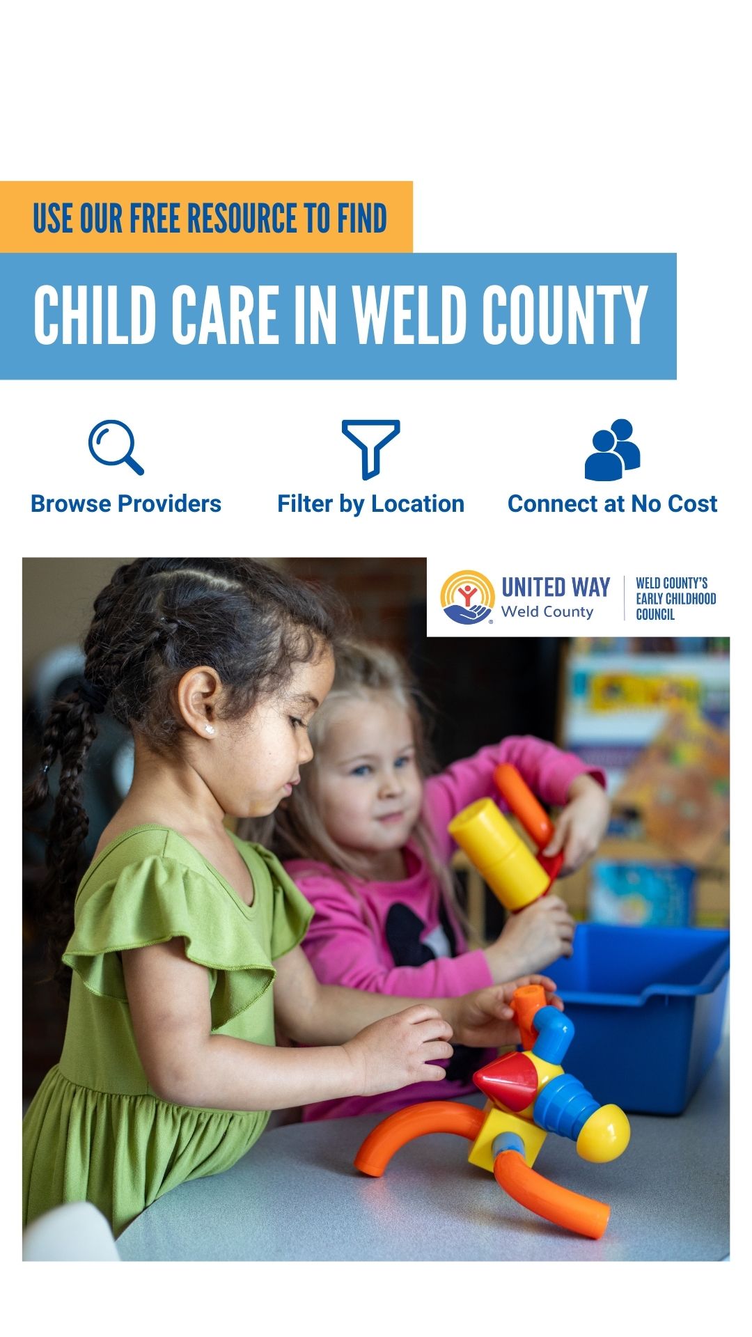 United Way Weld County Facebook ad from Oct 7, 2025