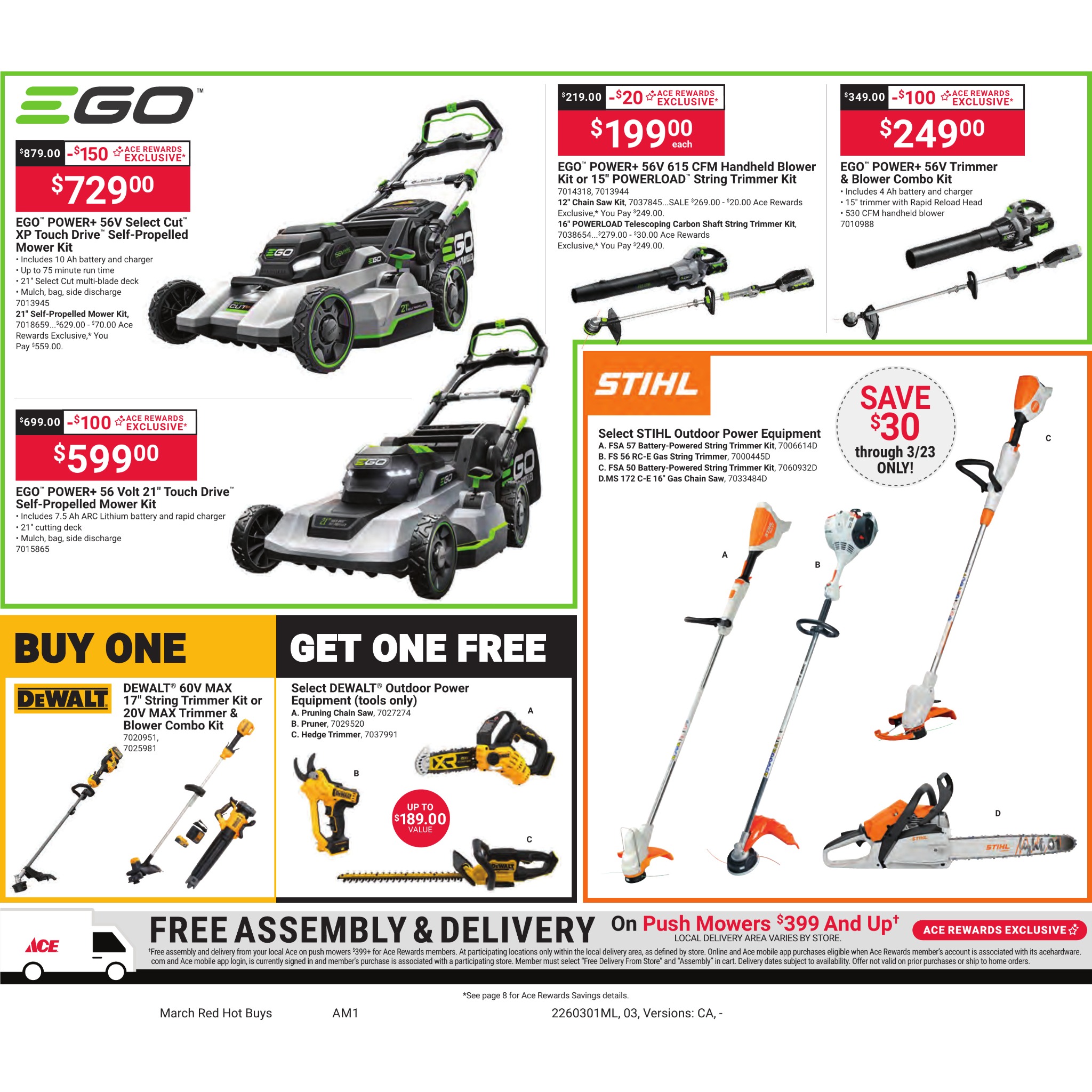 ACE Hardware Temple City Facebook ad: Want to make your yard look better this…