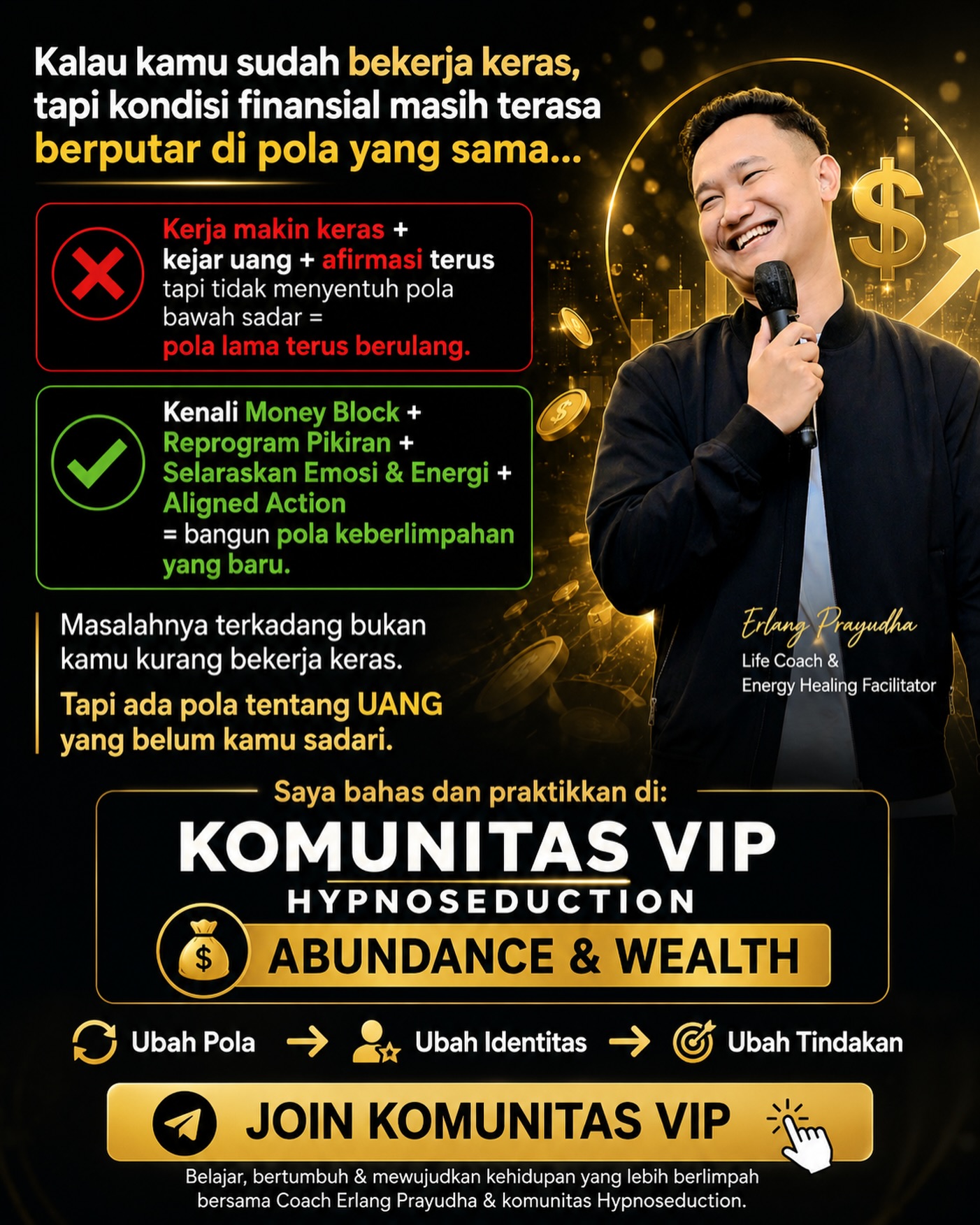 Hypnoseduction Facebook ad: Erlang Prayudha | Life Coach, Energy Healing &…