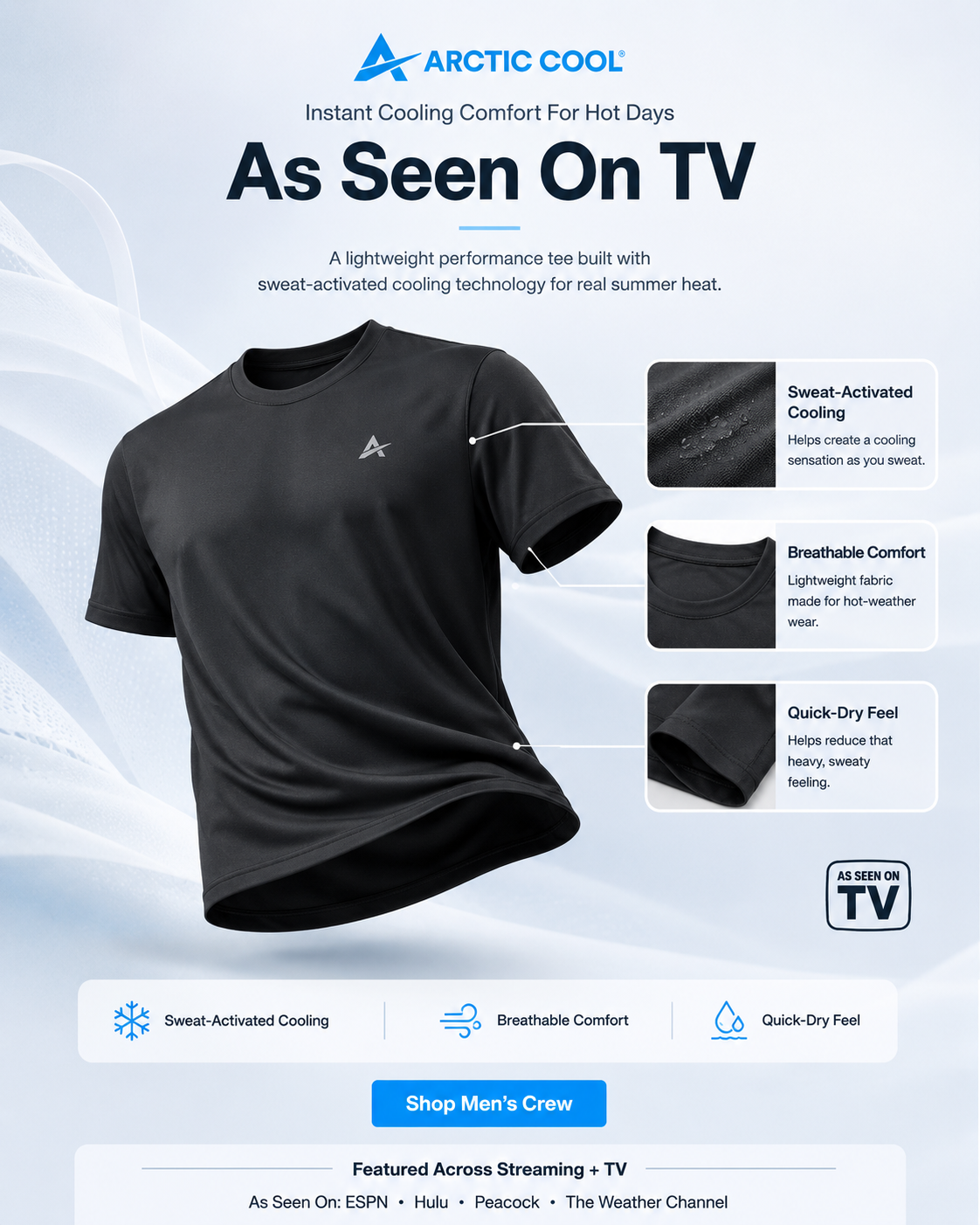 Arctic Cool Facebook ad