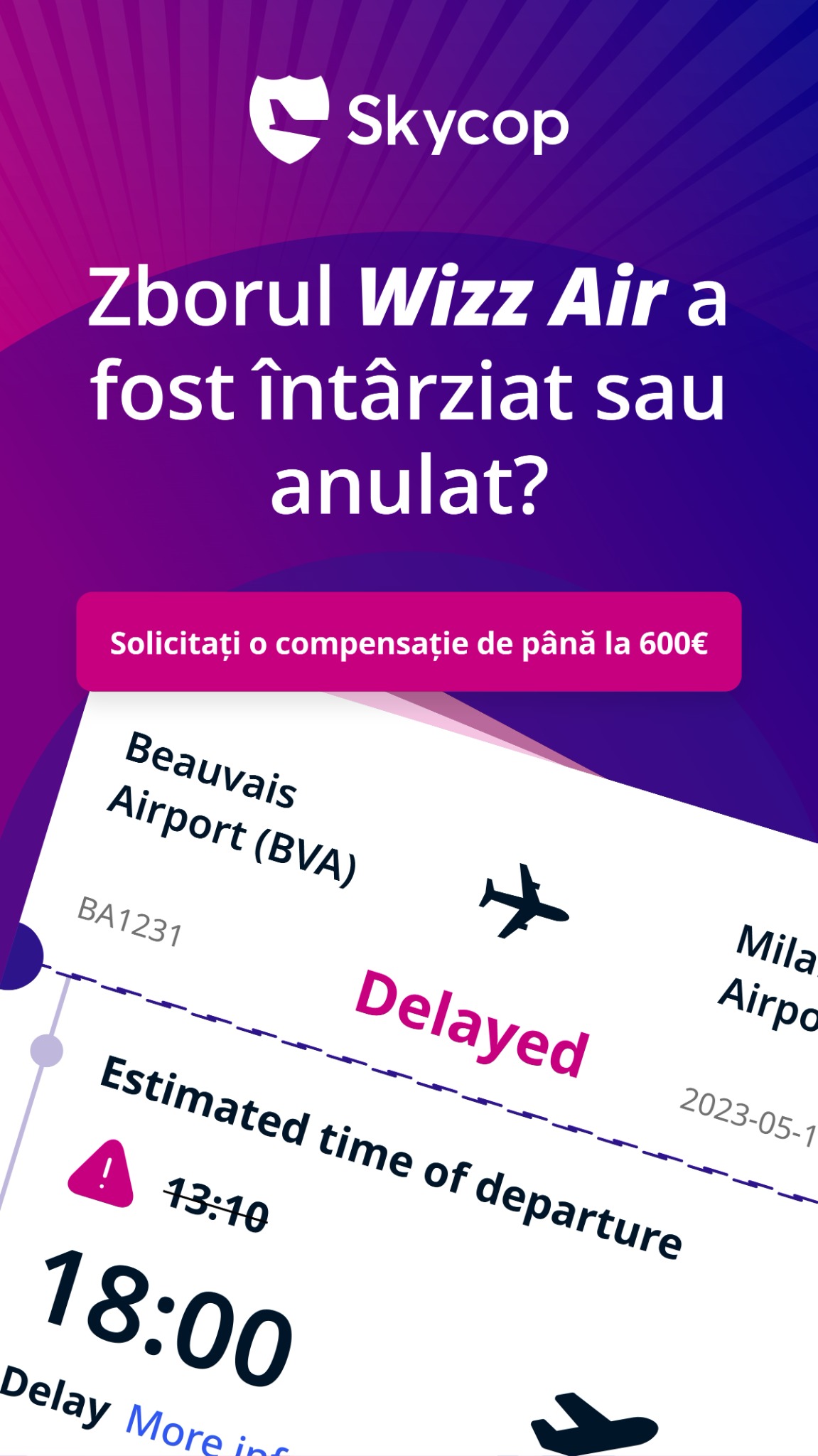 Skycop Facebook ad