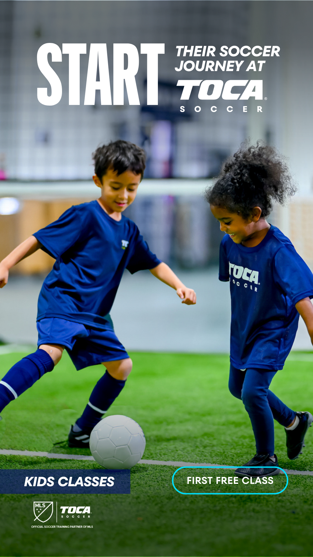 TOCA Soccer Facebook ad