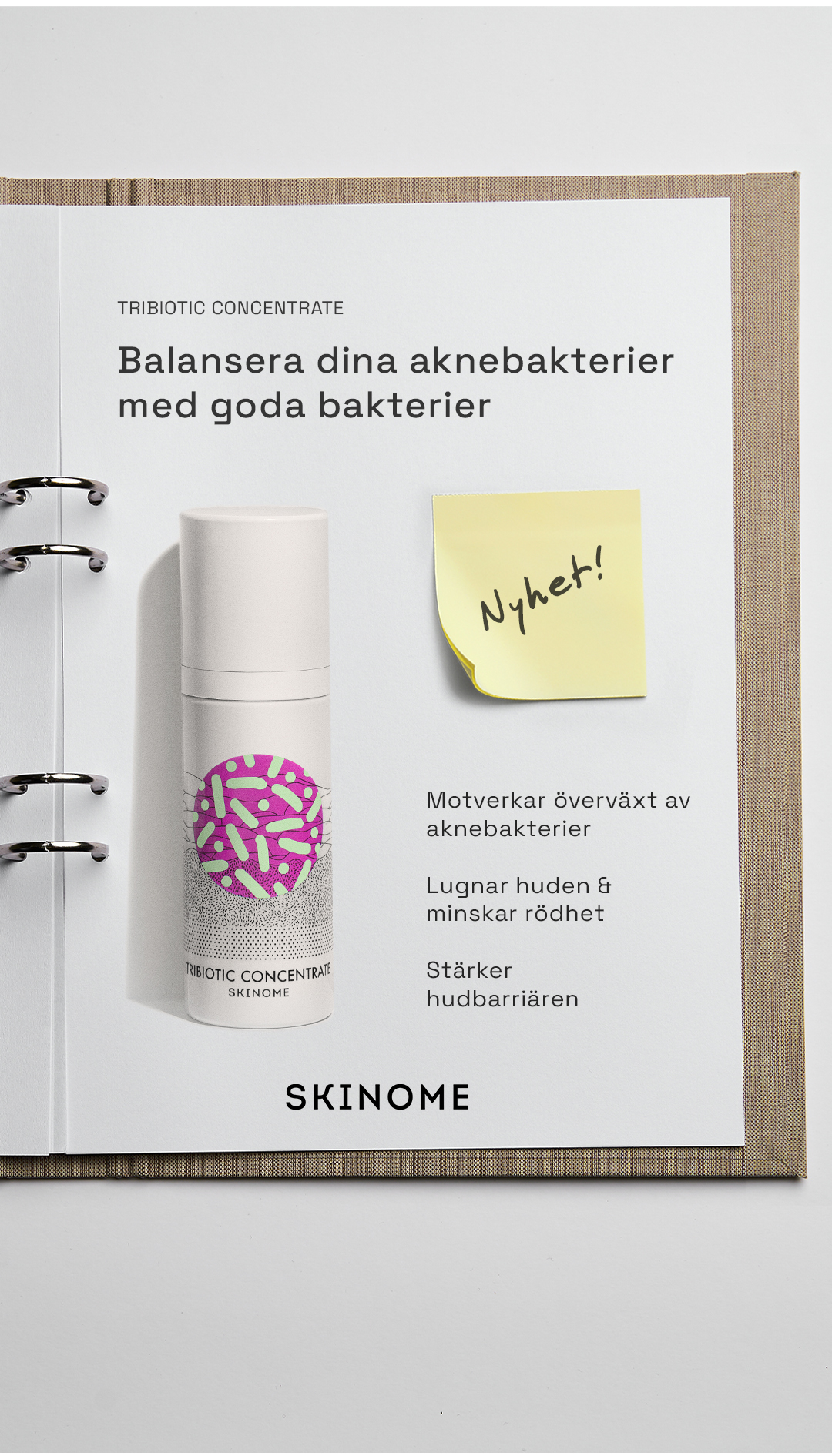 Skinome Facebook ad