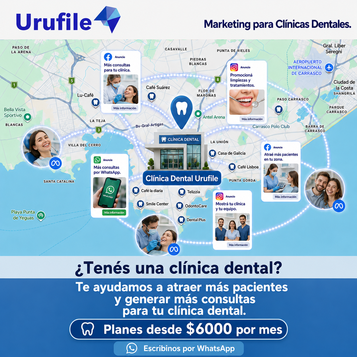 Urufile Uruguay Facebook ad: ¡Llená tu agenda hoy!