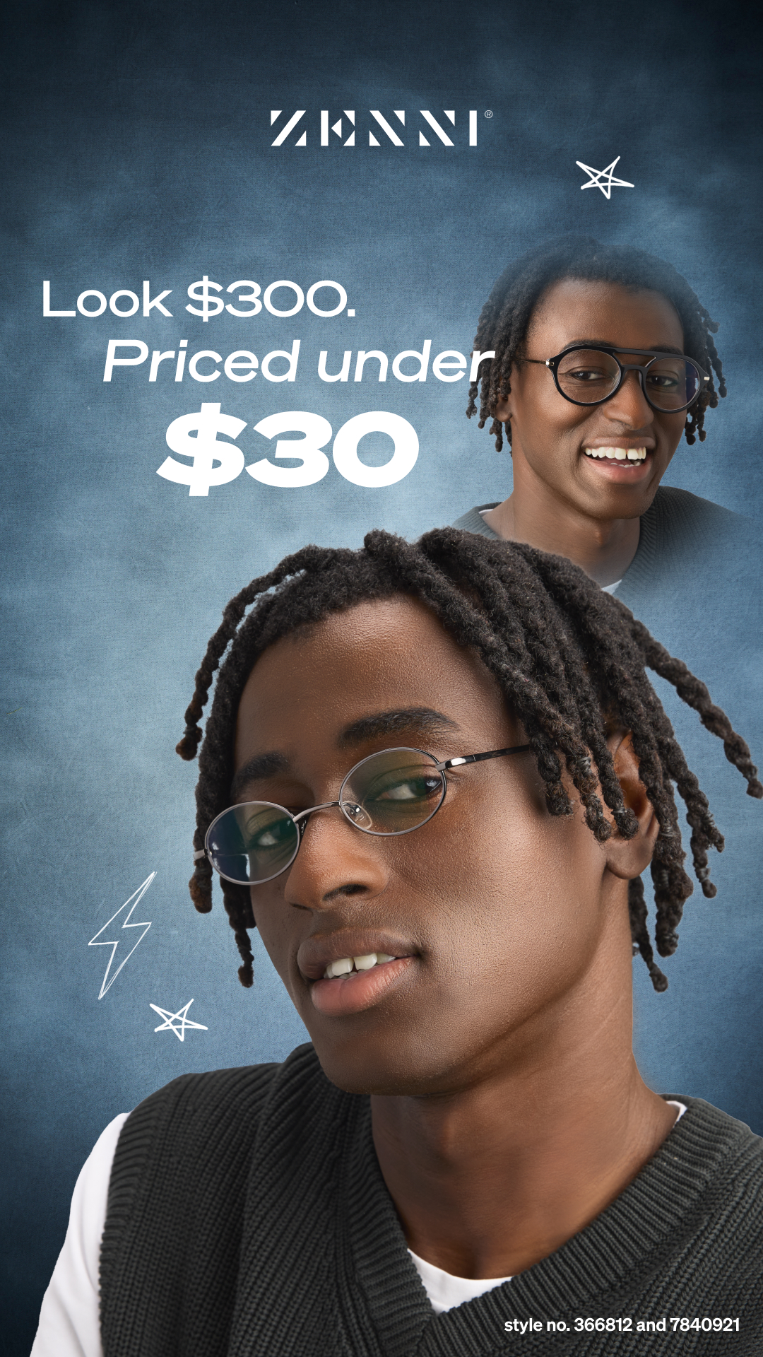 Zenni Optical Facebook ad