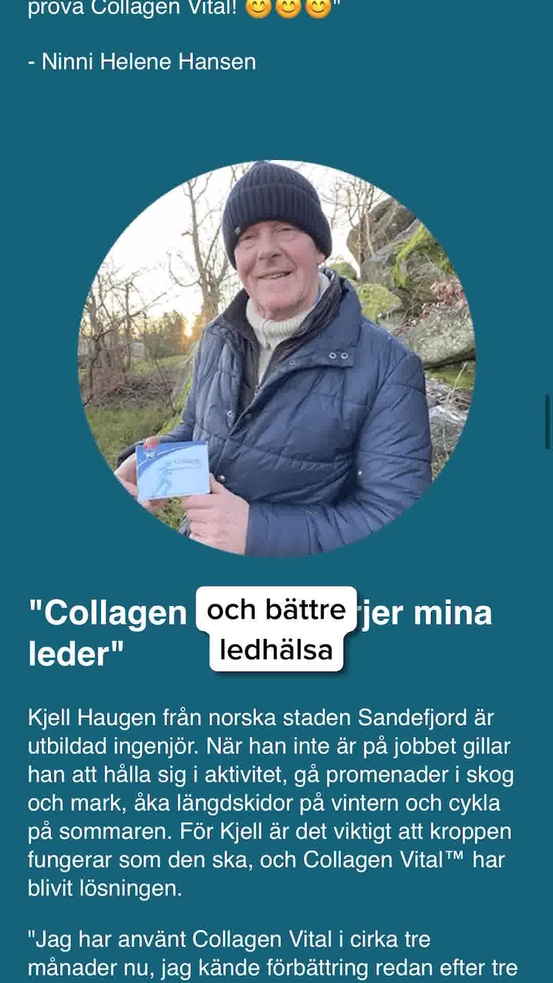 Collagen Vital Facebook ad from Jan 14, 2025