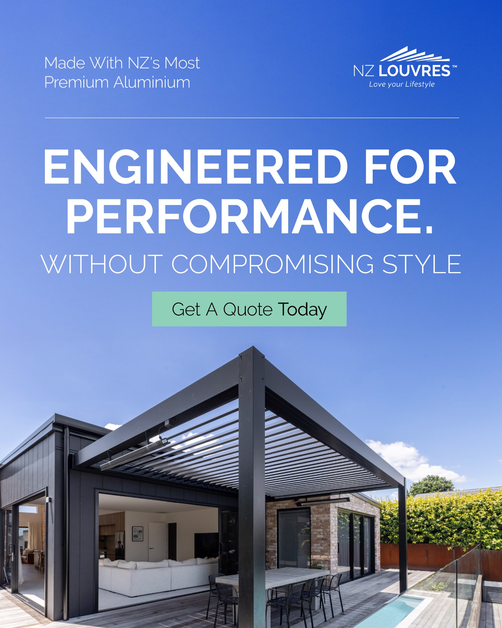 NZ Louvres Facebook ad from Jun 22, 2026