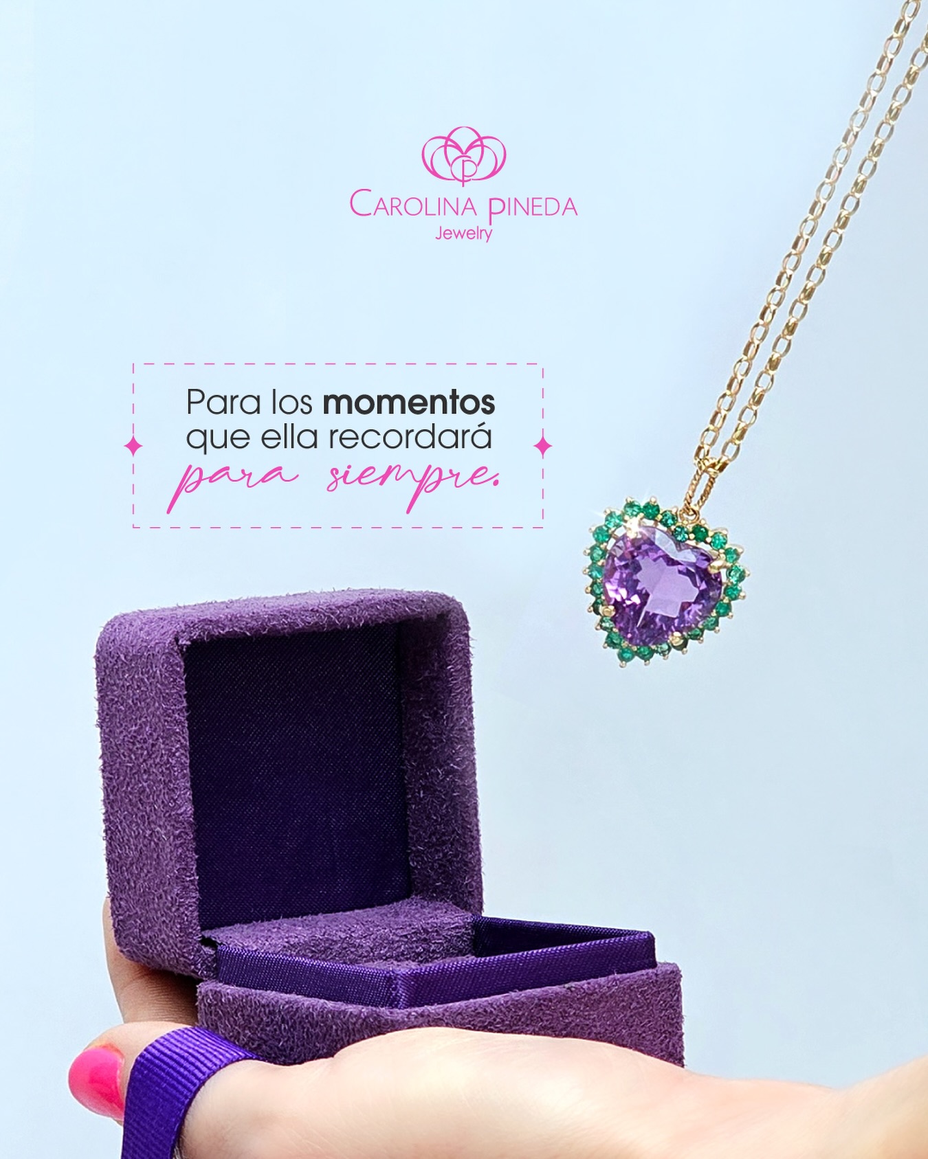 carolinapinedajewelry Facebook ad: Si este collar te sacó un suspiro…