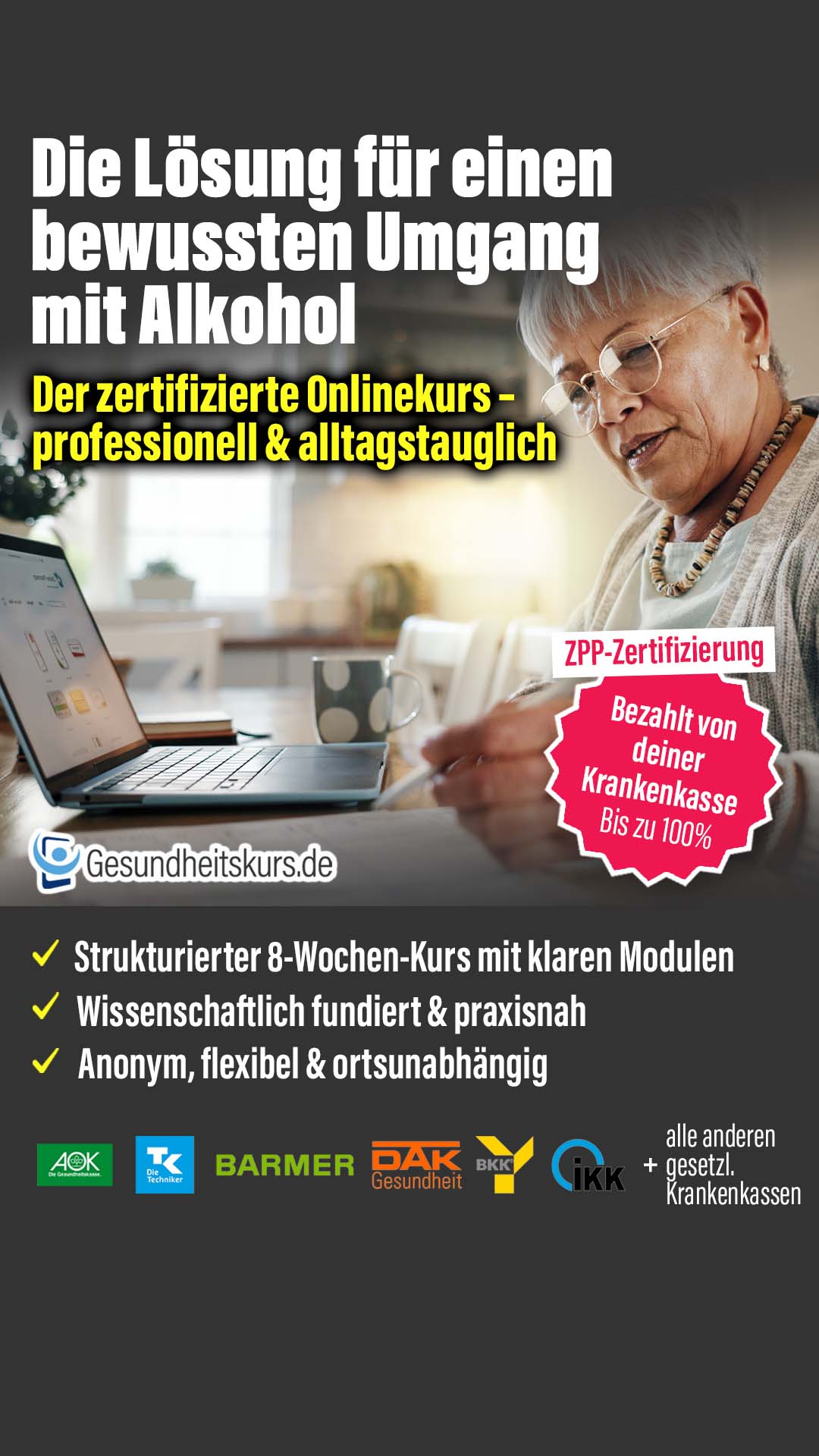 Gesundheitskurs.de Facebook ad