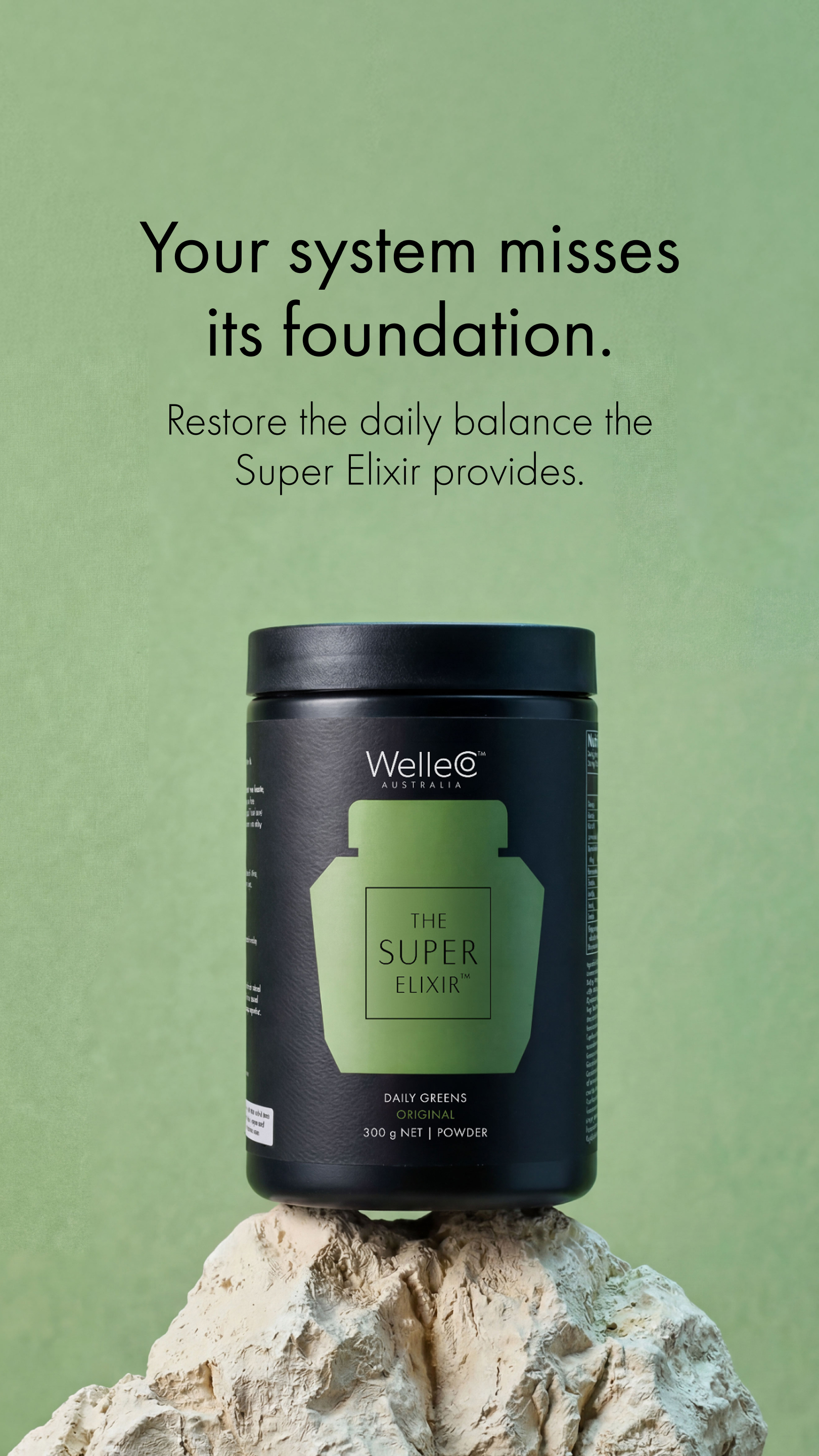 WelleCo Facebook ad