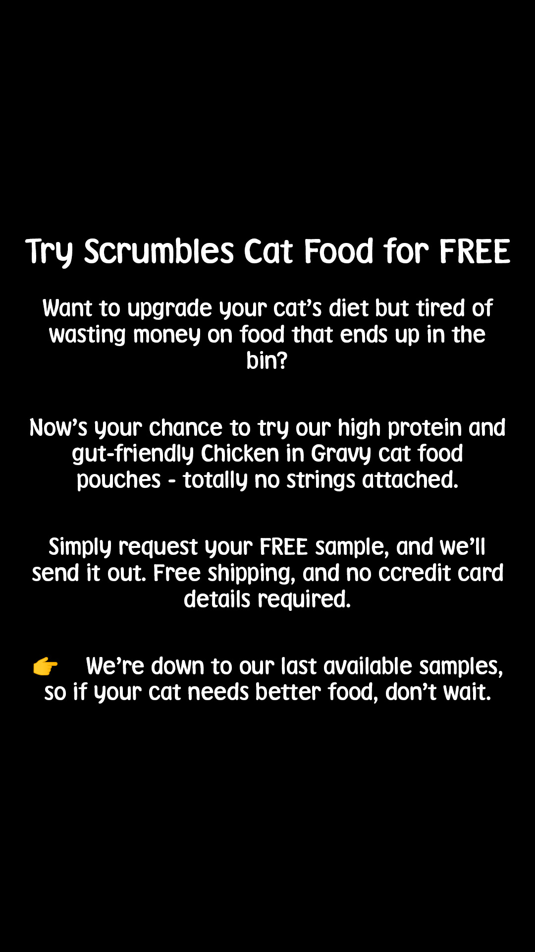 Scrumbles Facebook ad