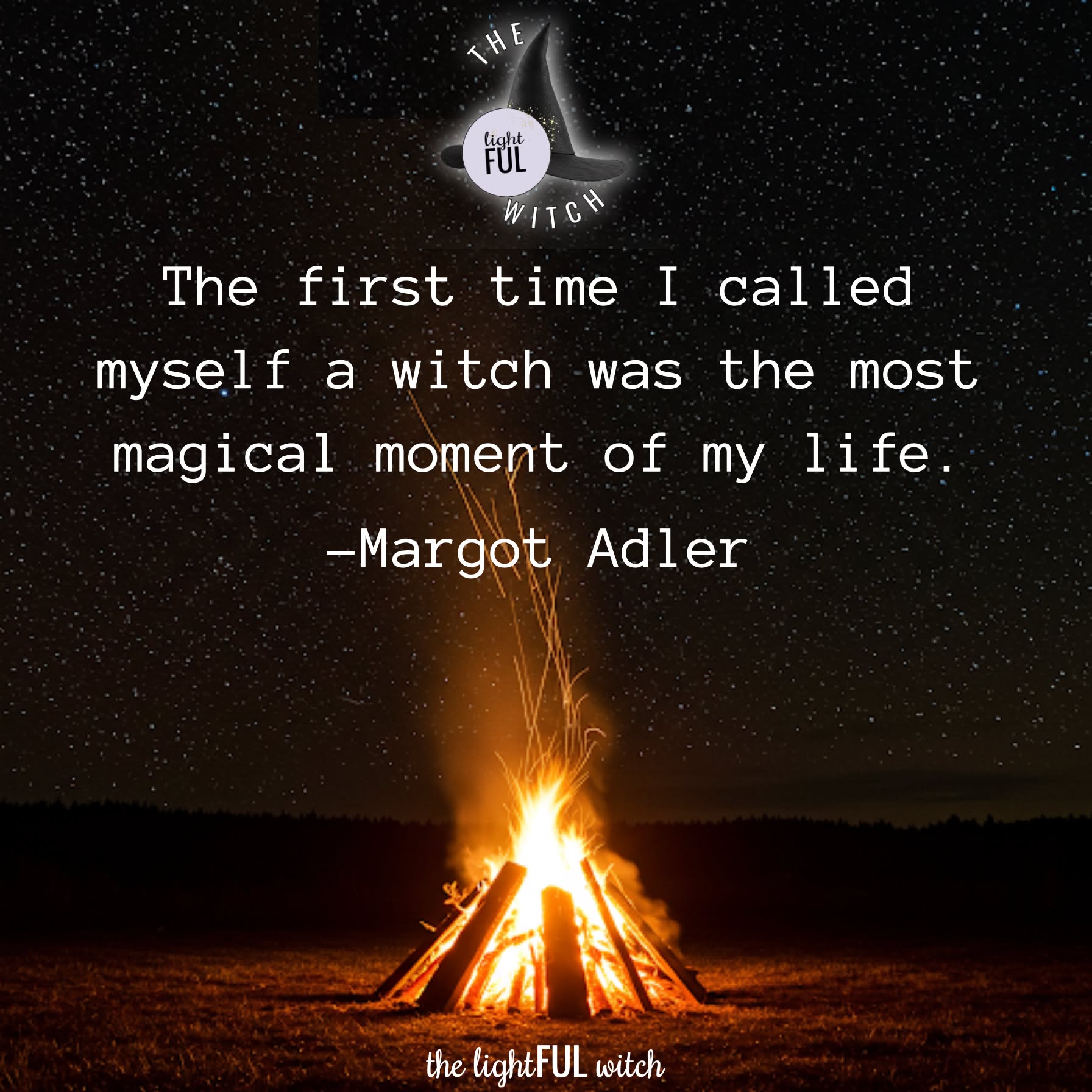 The Light FUL Witch Facebook ad: the lightFUL witch