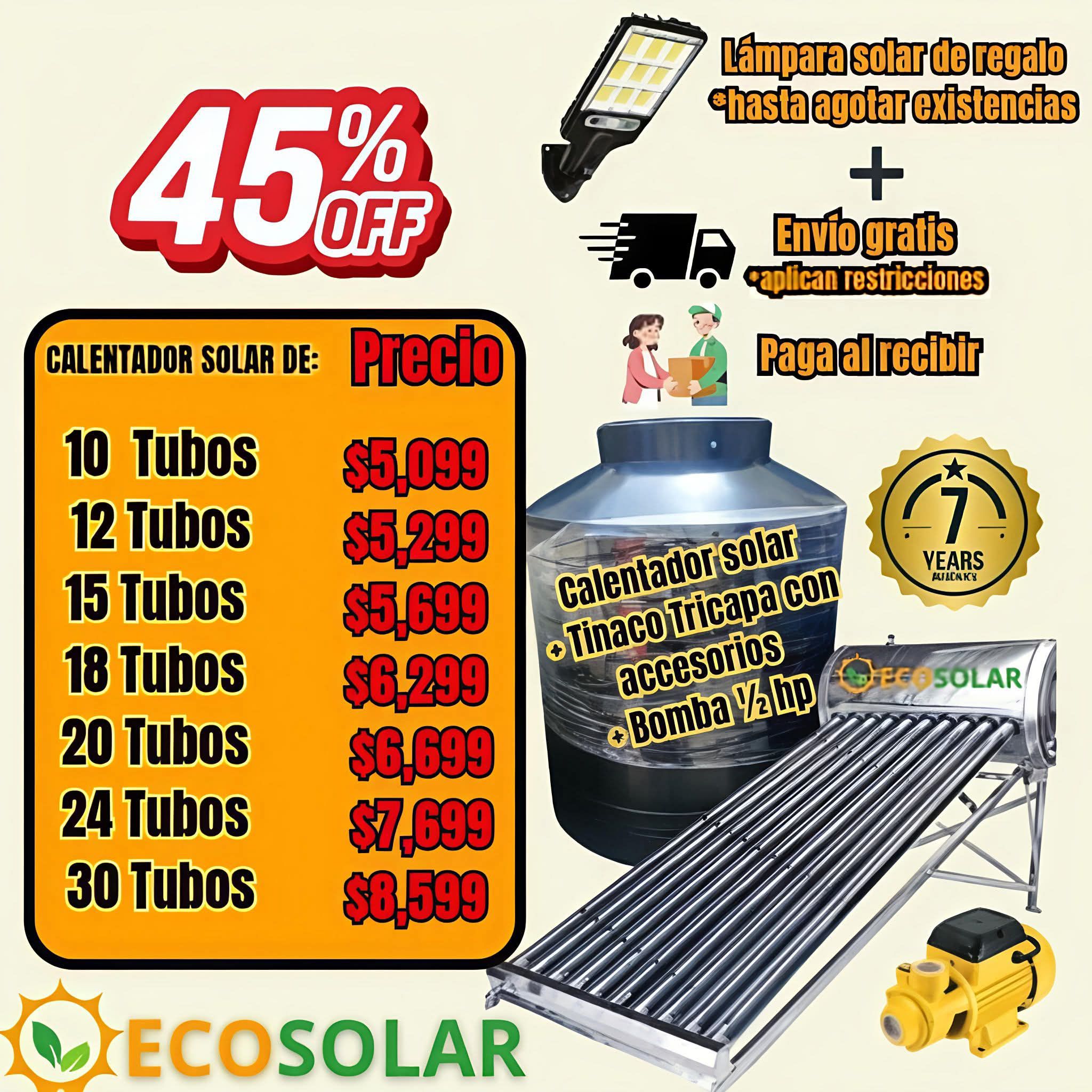 Ecosolar Facebook ad: ¡La Oferta Solar Más Fuerte del Año!